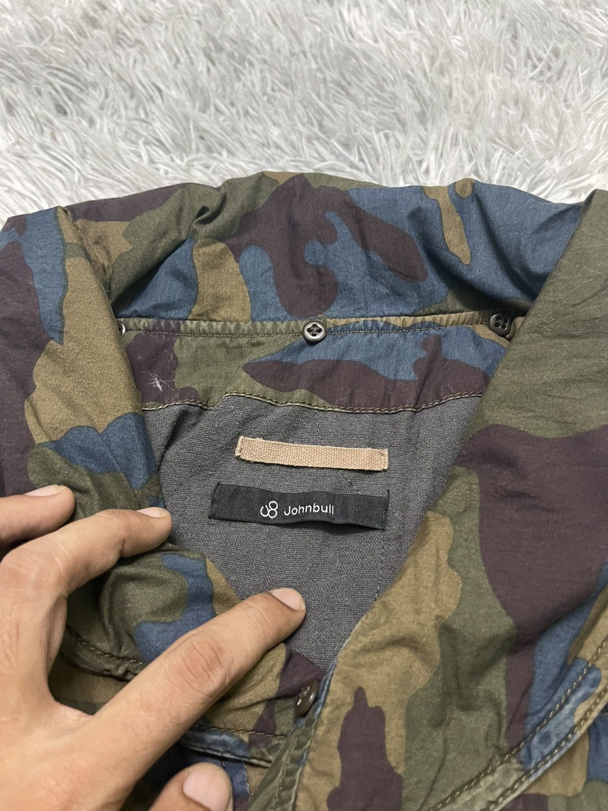 Japanese Brand 2000s JOHN BULL CAMO LIGHT JACKET RARE Size M / US 6-8 / IT 42-44 - 6 Thumbnail