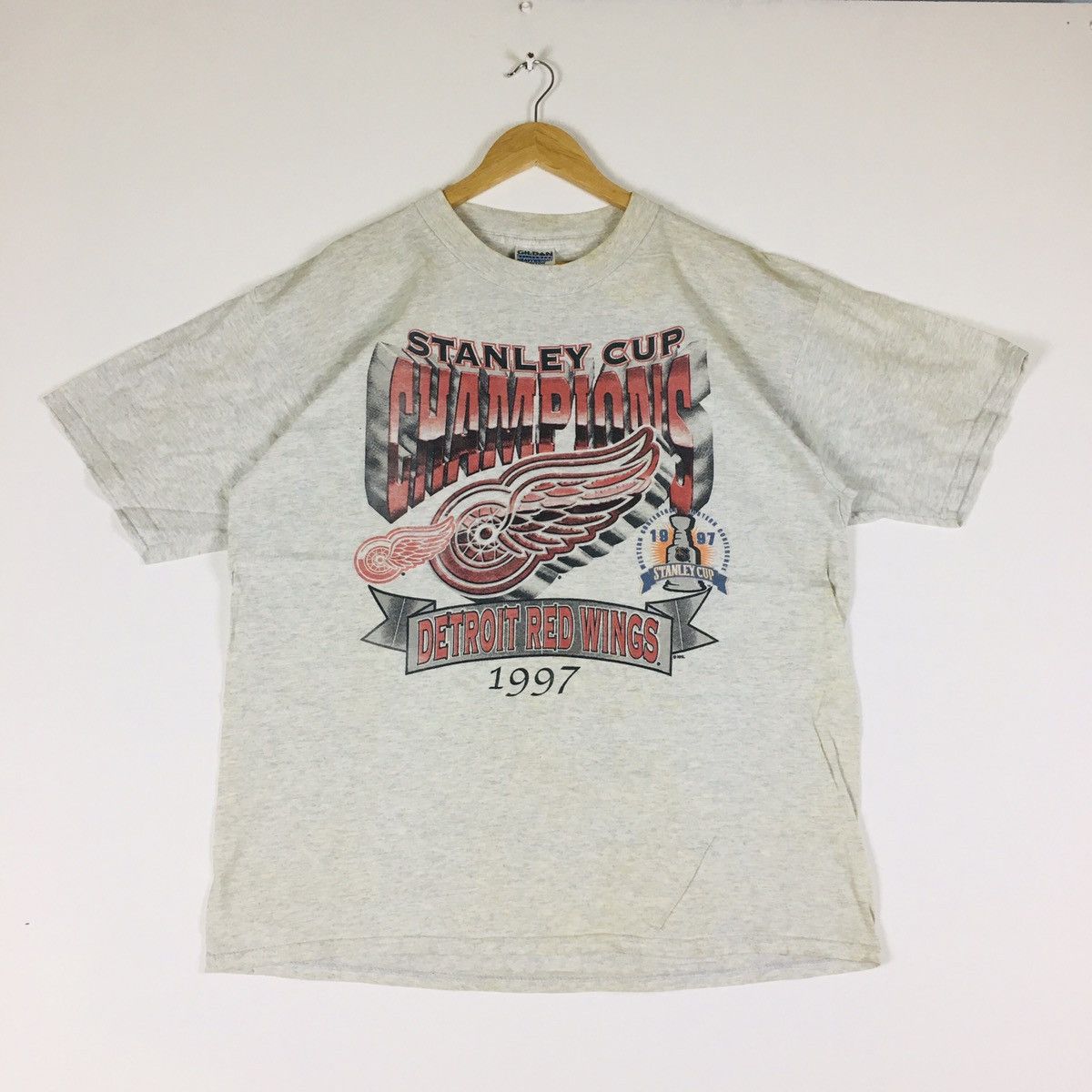 Gildan × NHL × Red Wing Vintage 1997 Stanley Cup Detroit Red Wings Size US L / EU 52-54 / 3 - 1 Thumbnail