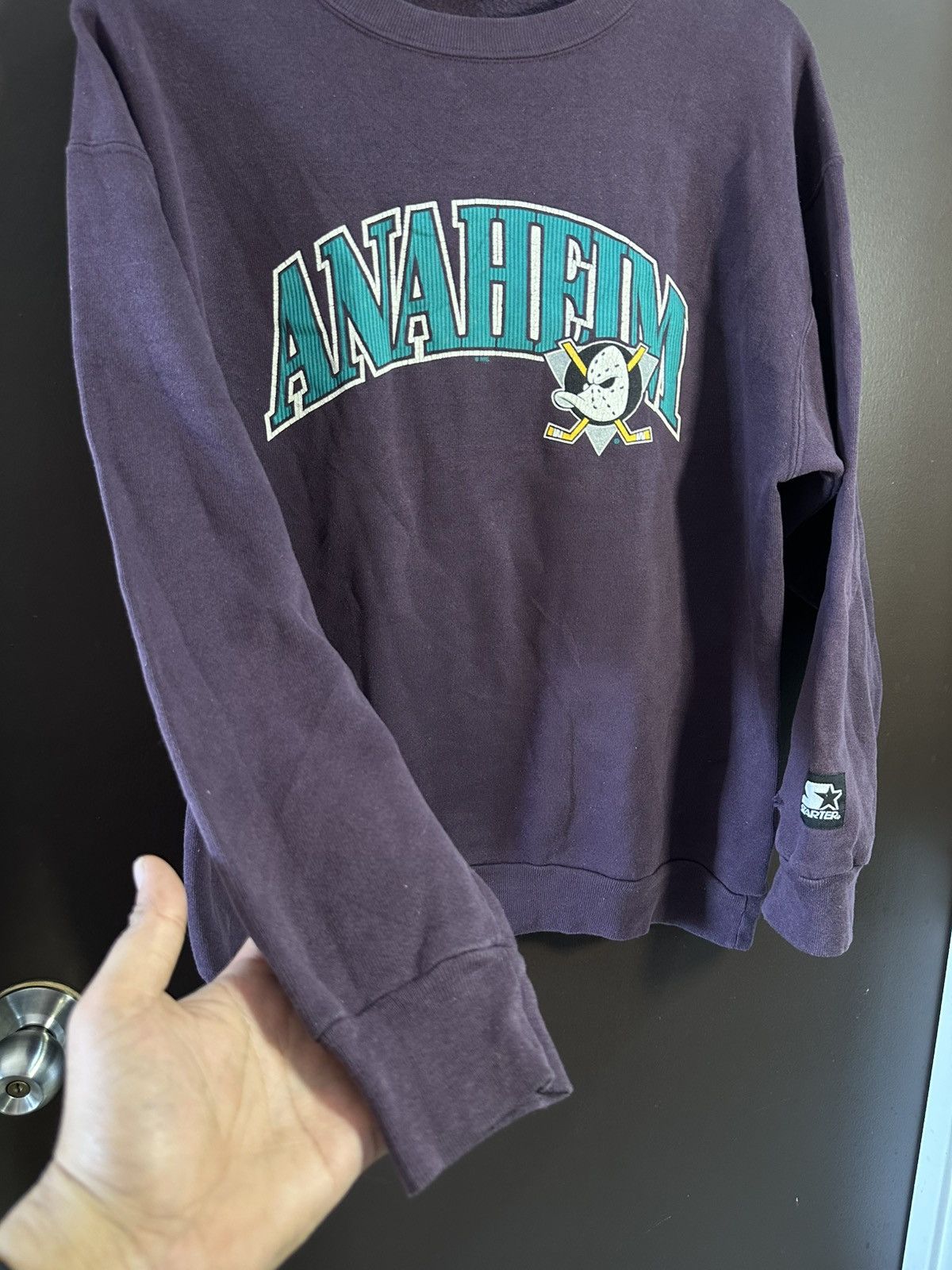 NHL 1993 Vintage NHL Mighty Duck Anaheim Sweatshirt Size US M / EU 48-50 / 2 - 6 Thumbnail