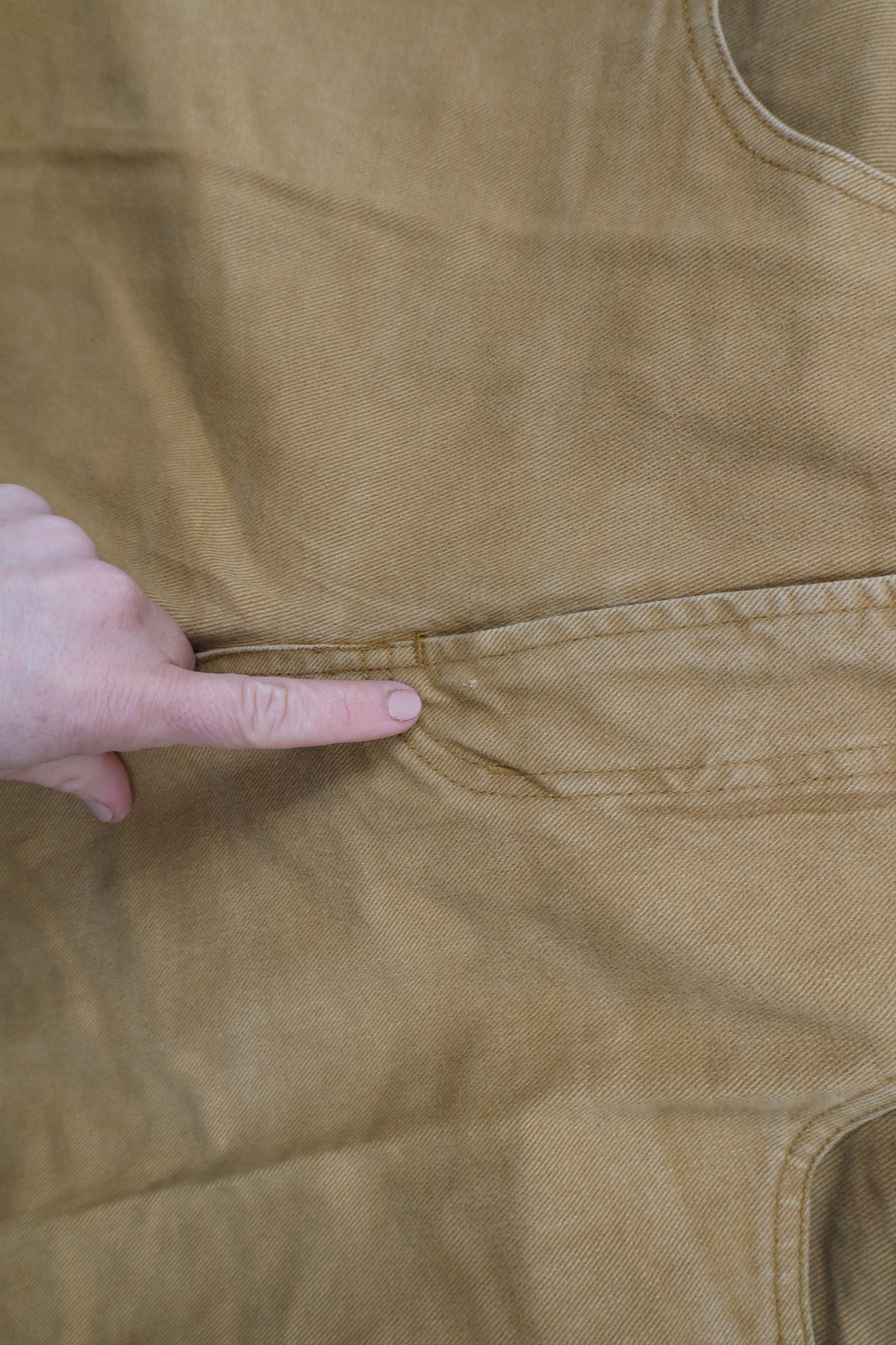 Vintage Vintage 90s Streetwear Baggy Fit Cargo Jeans Beige Cotton Size US 32 / EU 48 - 6 Thumbnail