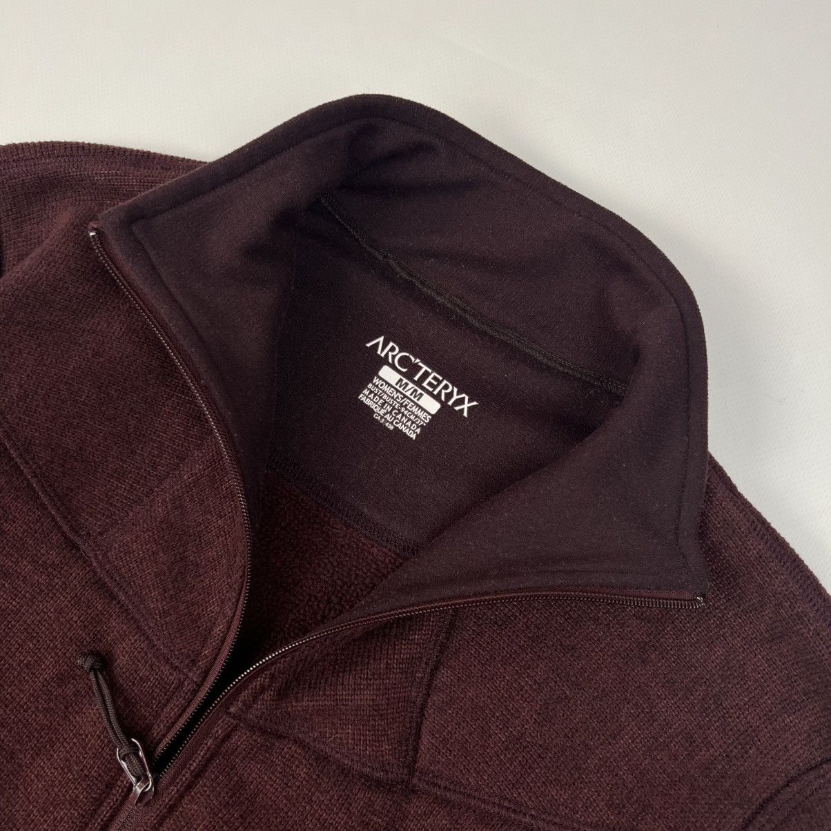 Arc'teryx Arcteryx dark maroon fleece jacket Size M / US 6-8 / IT 42-44 - 3 Thumbnail