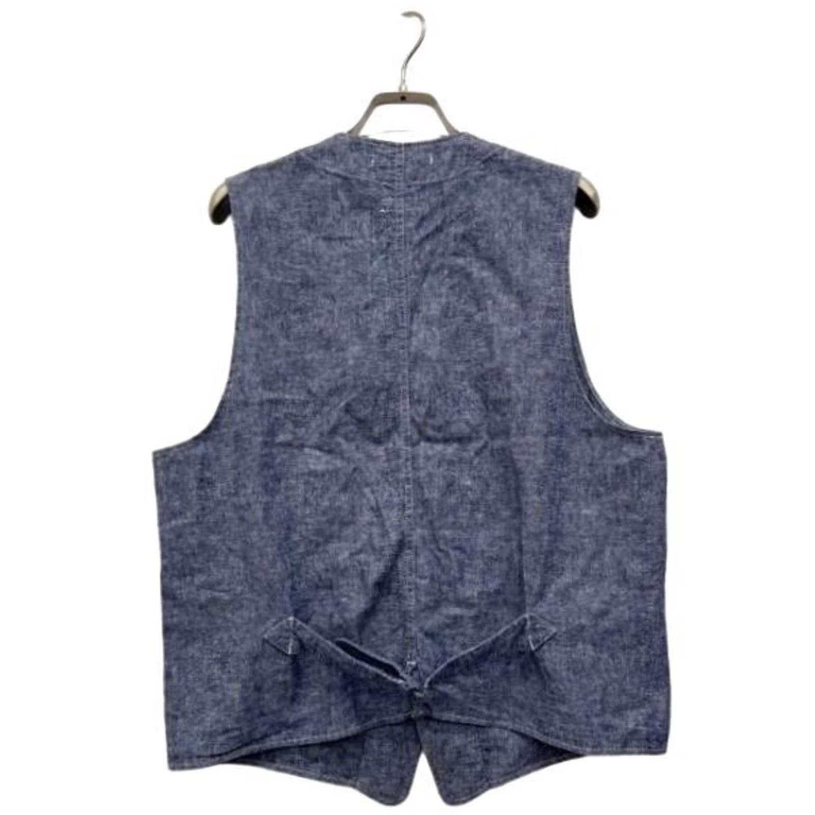 Engineered Garments ENGINEERED GARMENTS Vest MEN Indigo Linen SIZE M Size US M / EU 48-50 / 2 - 2 Thumbnail