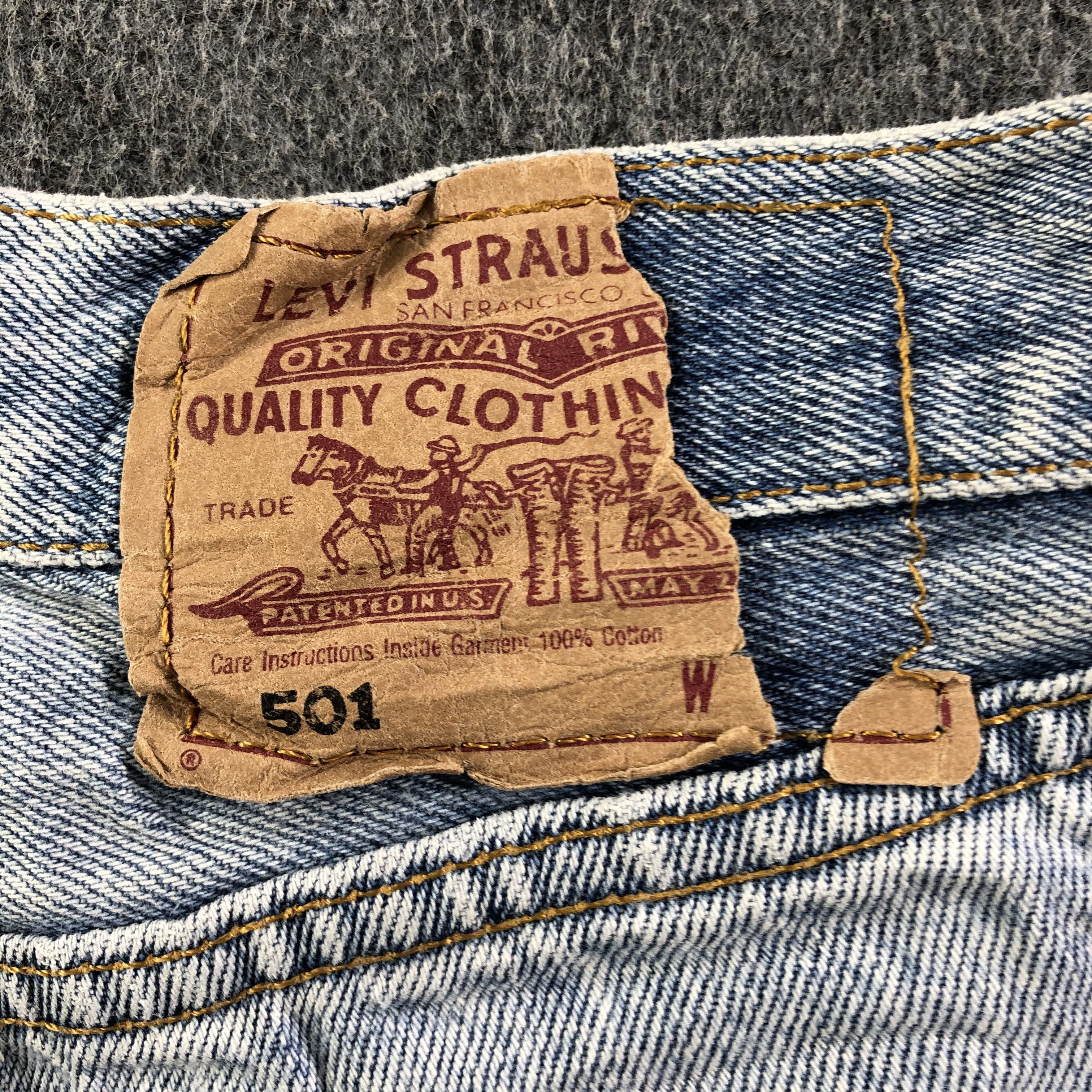Levi's Vintage Light Wash Levis 501 Jeans-J3802 Size US 30 / EU 46 - 5 Thumbnail