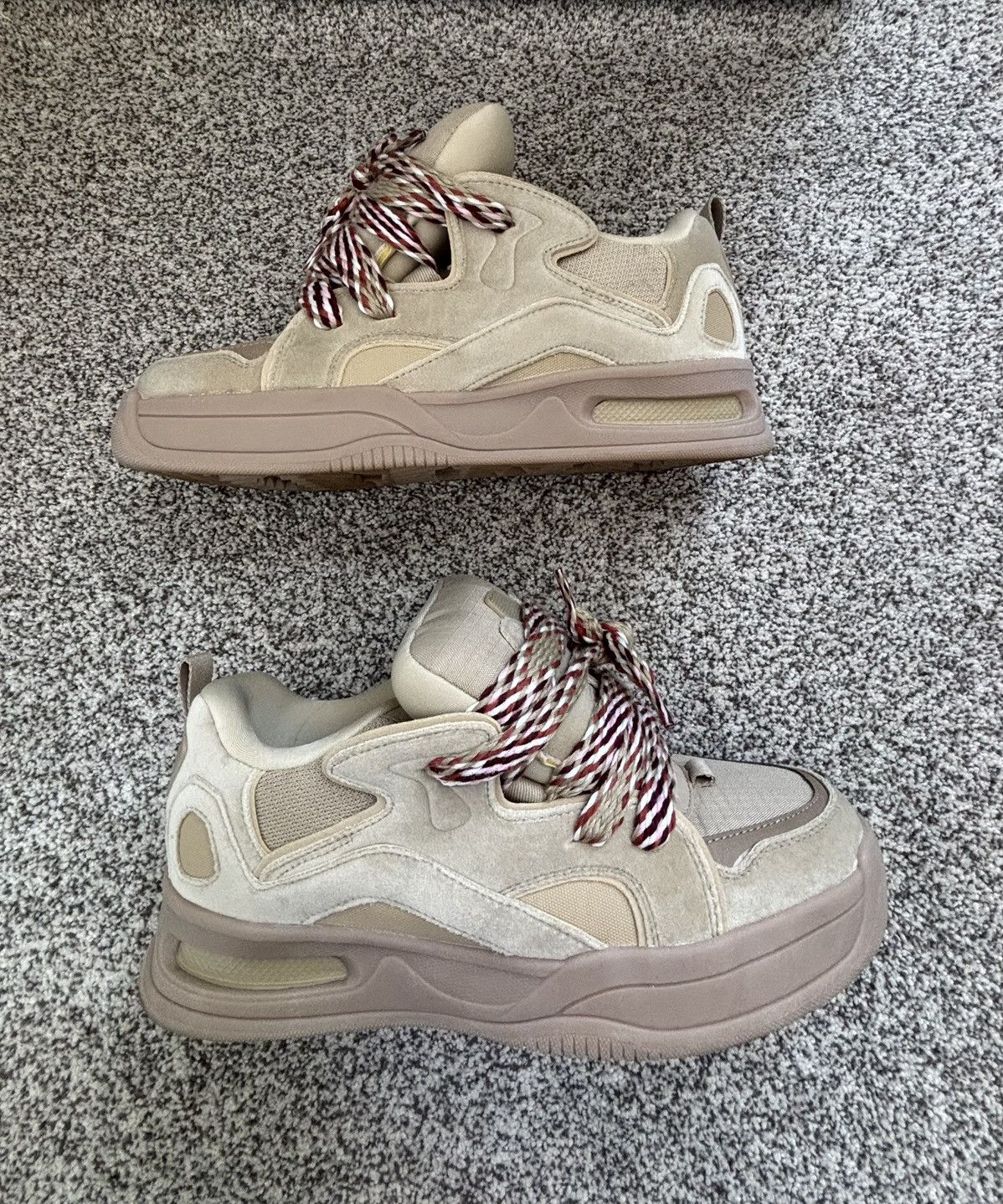 Zara Zara Men's Cream and Tan Trainers Size US 10 / EU 43 - 1 Thumbnail