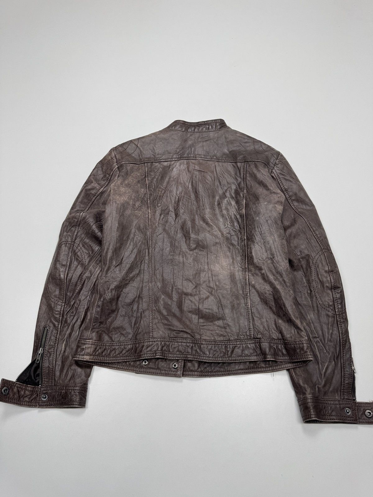 Vintage Verapelle Brown 50 Vintage Leather Jacket for Men Size US S / EU 44-46 / 1 - 9 Thumbnail