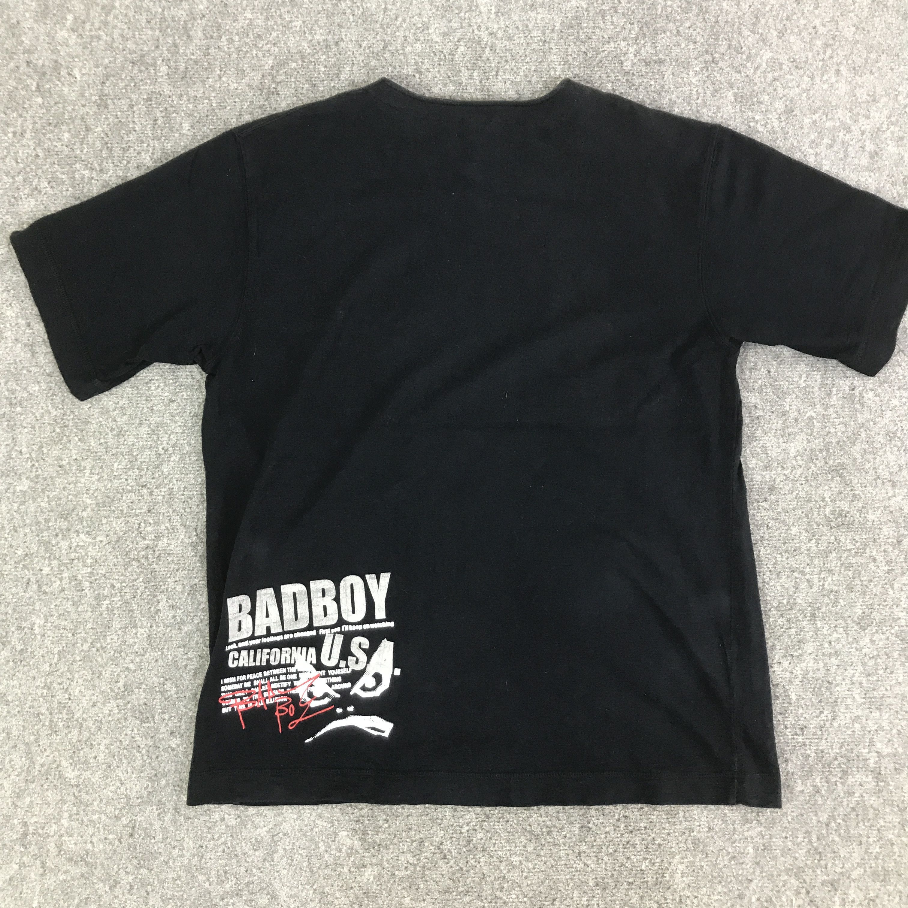 Japanese Brand BAD BOY CALIFORNIA JAPAN STYLE BRAND T-SHIRT K93B25 Size US L / EU 52-54 / 3 - 3 Thumbnail