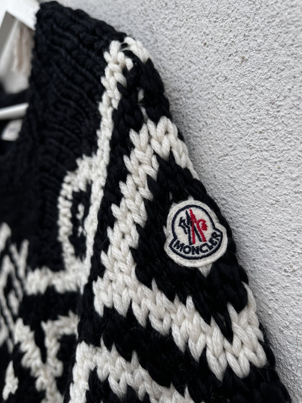 Moncler × Vintage sweater moncler maglione tricot girocollo knitted jumper Size L / US 10 / IT 46 - 3 Thumbnail