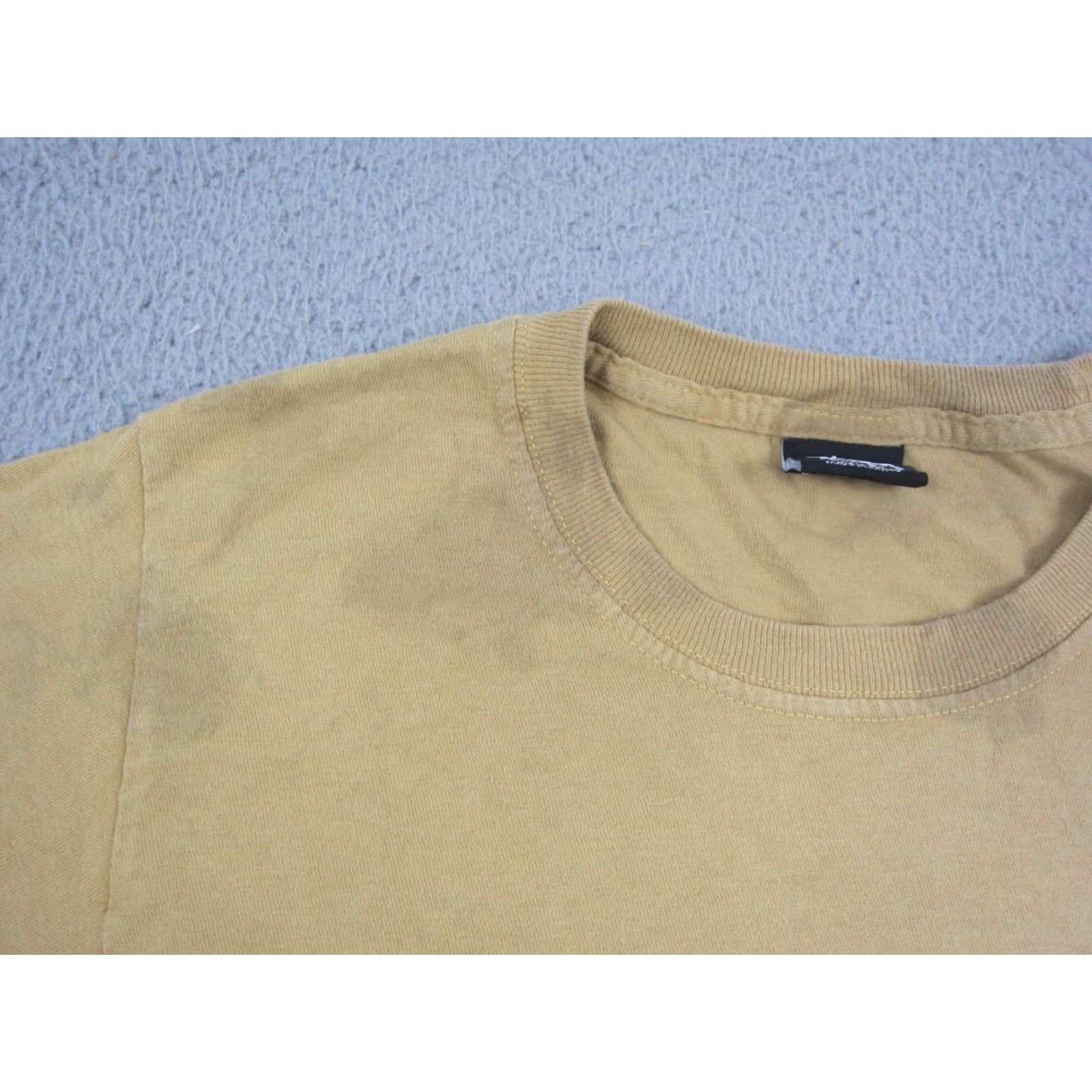 Vintage Stussy Shirt Mens S Gold Mysticism For The Modern Age Tee Graphic Casual 90s Retro Logo Cotton Short Sleeve Crew Neck T-Shirt Mens S Yellow Size US S / EU 44-46 / 1 - 5 Thumbnail