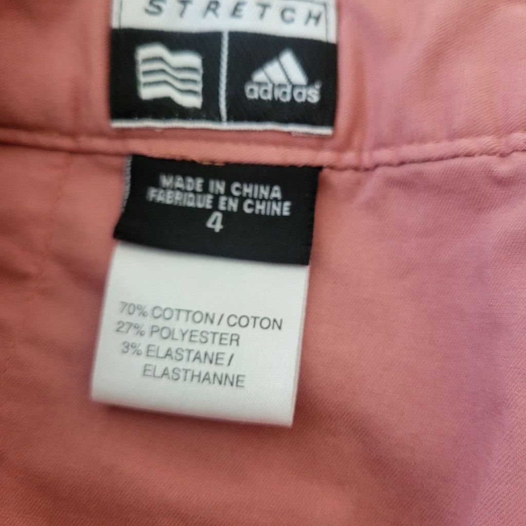 Adidas Adidas Stretch Women's Mini Pink Skort 4 Waist 28" Length 16 Size 27" / US 4 / IT 40 - 5 Thumbnail