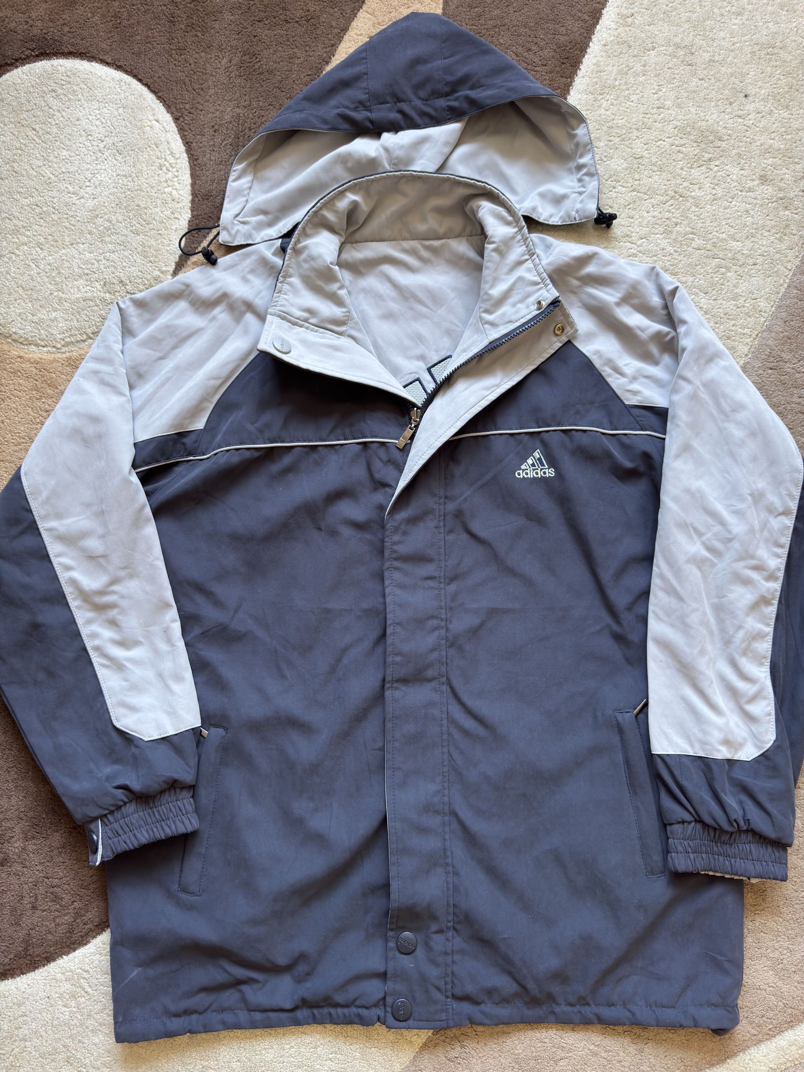 Adidas Adidas Reversible Tracksuit Pants Jacket Grey Spellout Logo Size US XXL / EU 58 / 5 - 2 Thumbnail