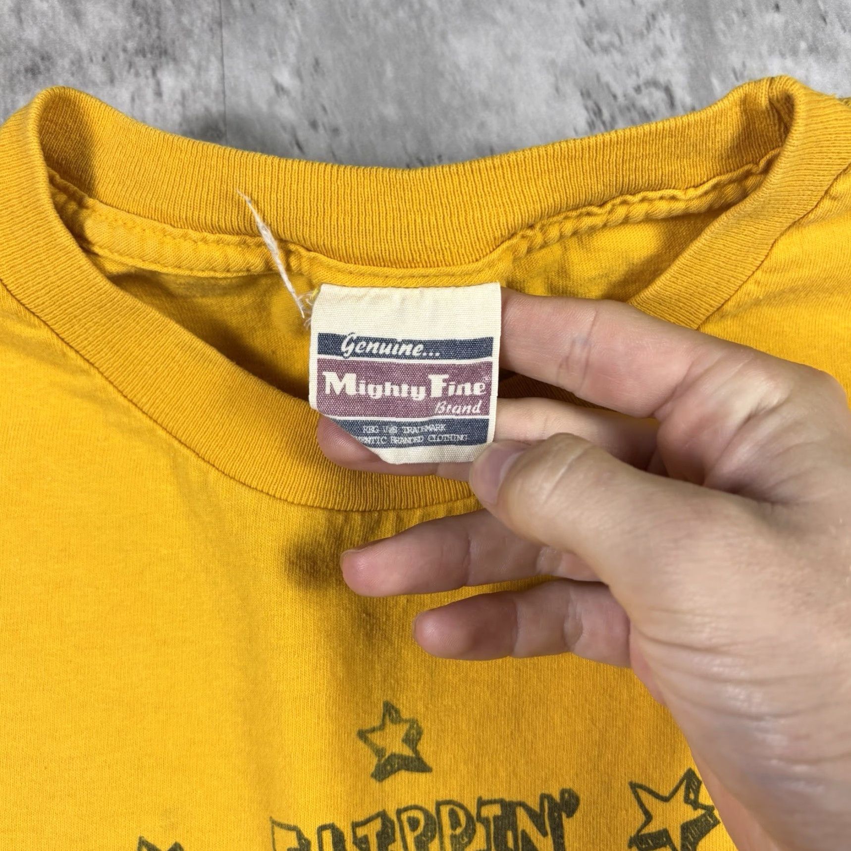 Vintage VINTAGE Dynamite T-Shirt Napoleon Dynamite Promo Adult XL Yellow Crew Neck Short Sleeve Cotton Size US XL / EU 56 / 4 - 5 Thumbnail