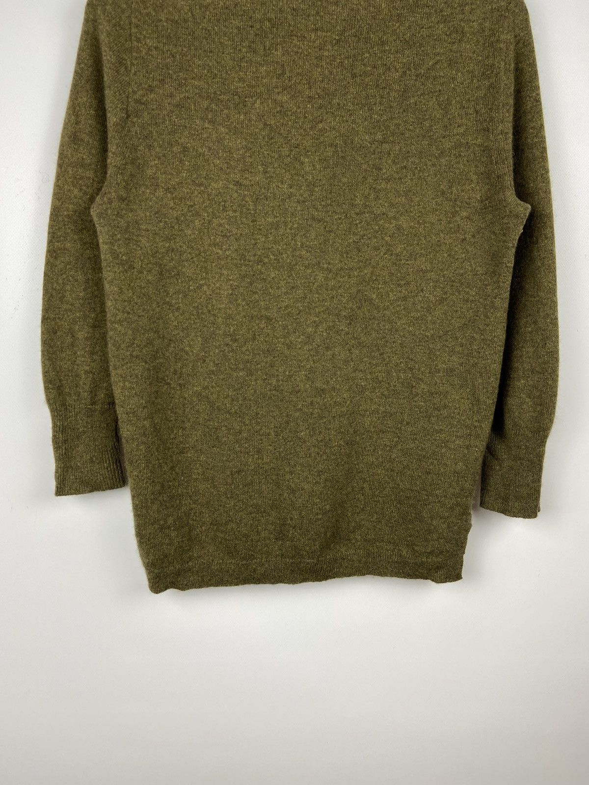 J.Crew J. Crew Pure Cashmere Sweater Size S Dark Green Luxury Brand Size S / US 4 / IT 40 - 9 Thumbnail