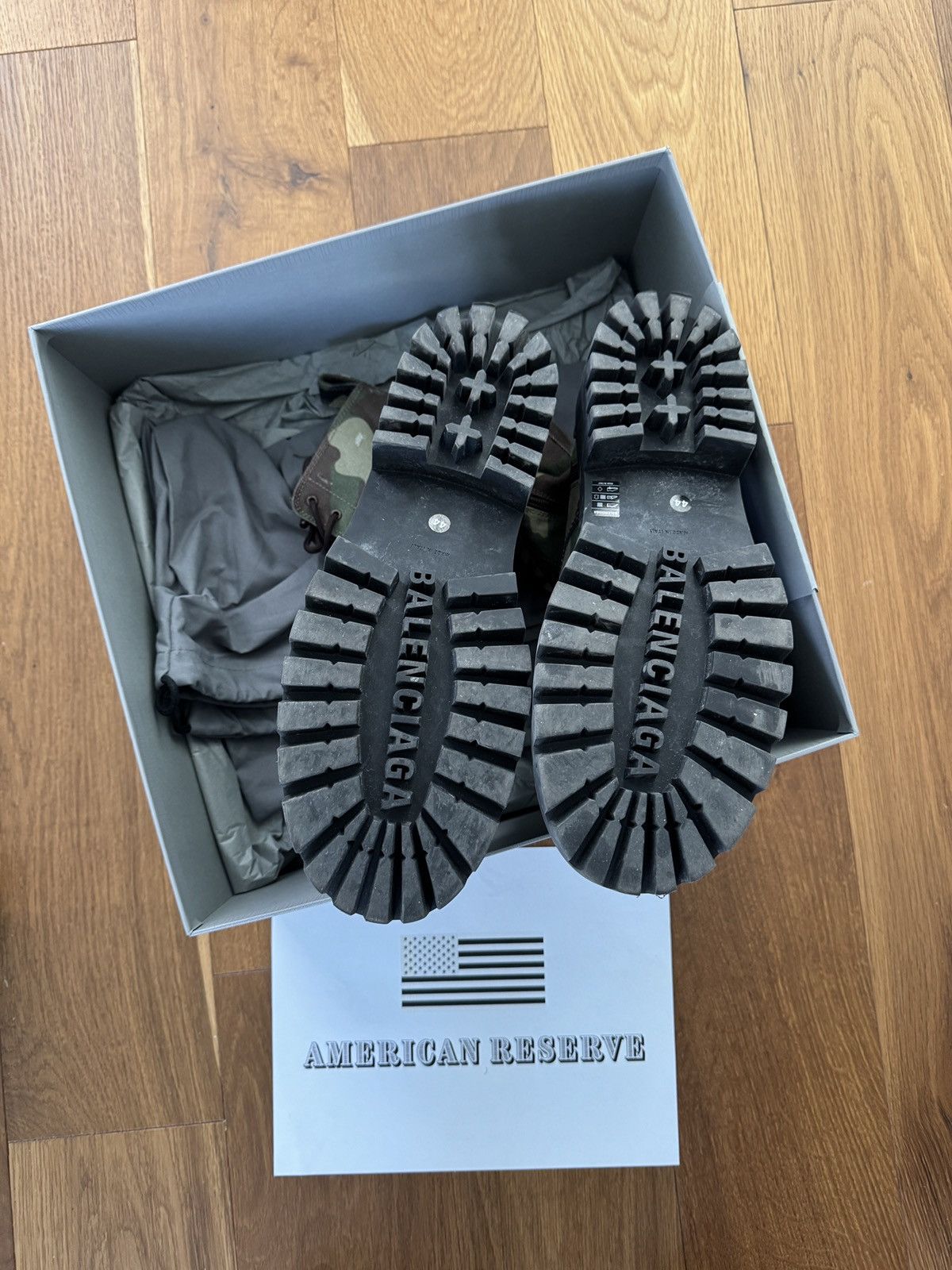 Balenciaga BALENCIAGA CAMO STRIKE BOOTS Size US 11 / EU 44 - 7 Thumbnail