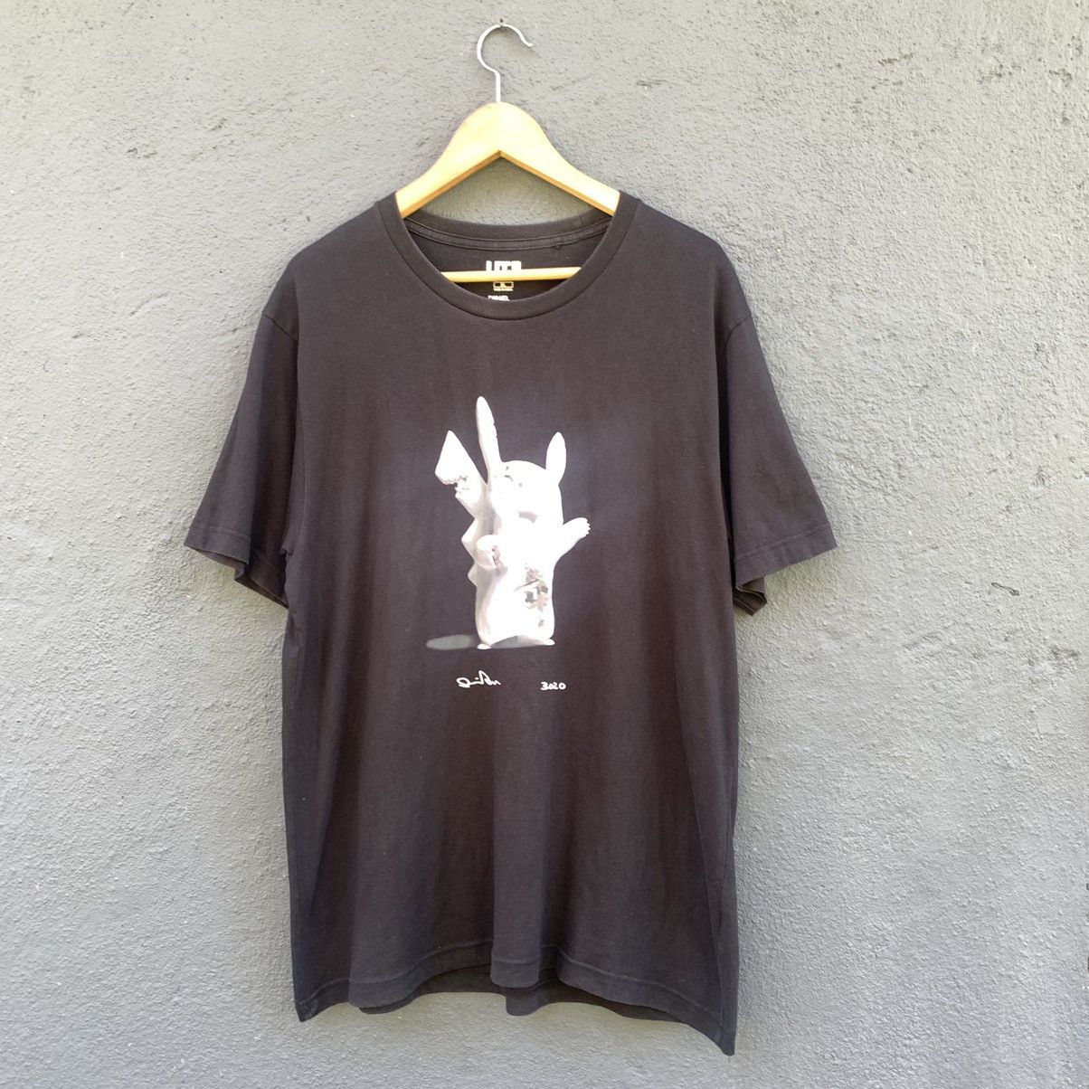 Uniqlo Thrashed Faded Pokemon X Daniel Arsham X Japanese Brand Tee Size US XL / EU 56 / 4 - 1 Thumbnail