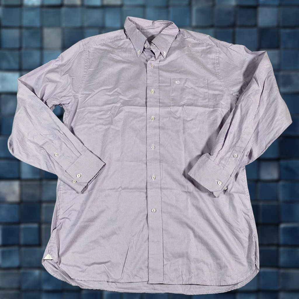 Southern Tide Southern Tide Shirt Mens Medium Purple Check Button Down Long Sleeve Classic Fit Size US M / EU 48-50 / 2 - 1 Thumbnail