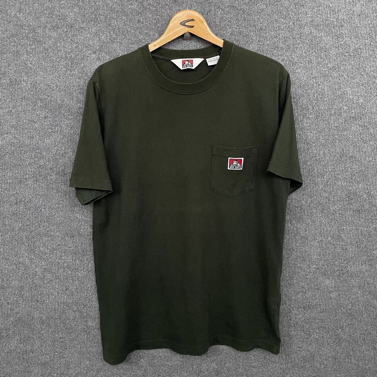 Ben Davis × Vintage Vintage Ben Davis Single Pocket T Shirt Size US L / EU 52-54 / 3 - 1 Thumbnail