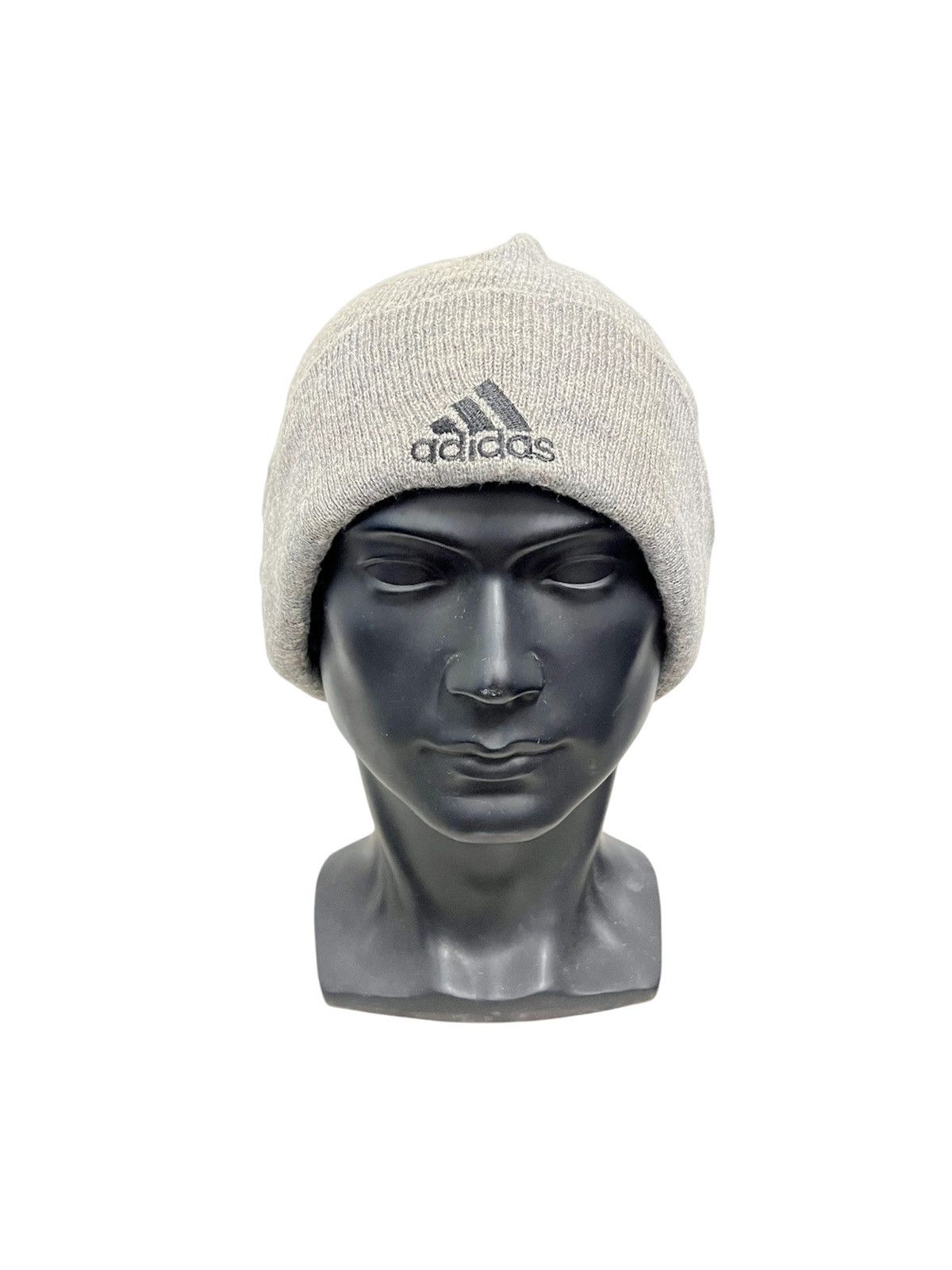 Adidas Vintage Adidas Big Logo Beanie Hat Size ONE SIZE - 1 Thumbnail