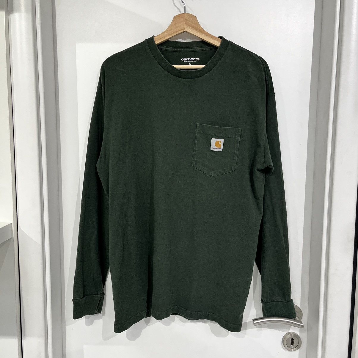 Carhartt Wip Carhartt Long Sleeve Green Size US L / EU 52-54 / 3 - 1 Thumbnail