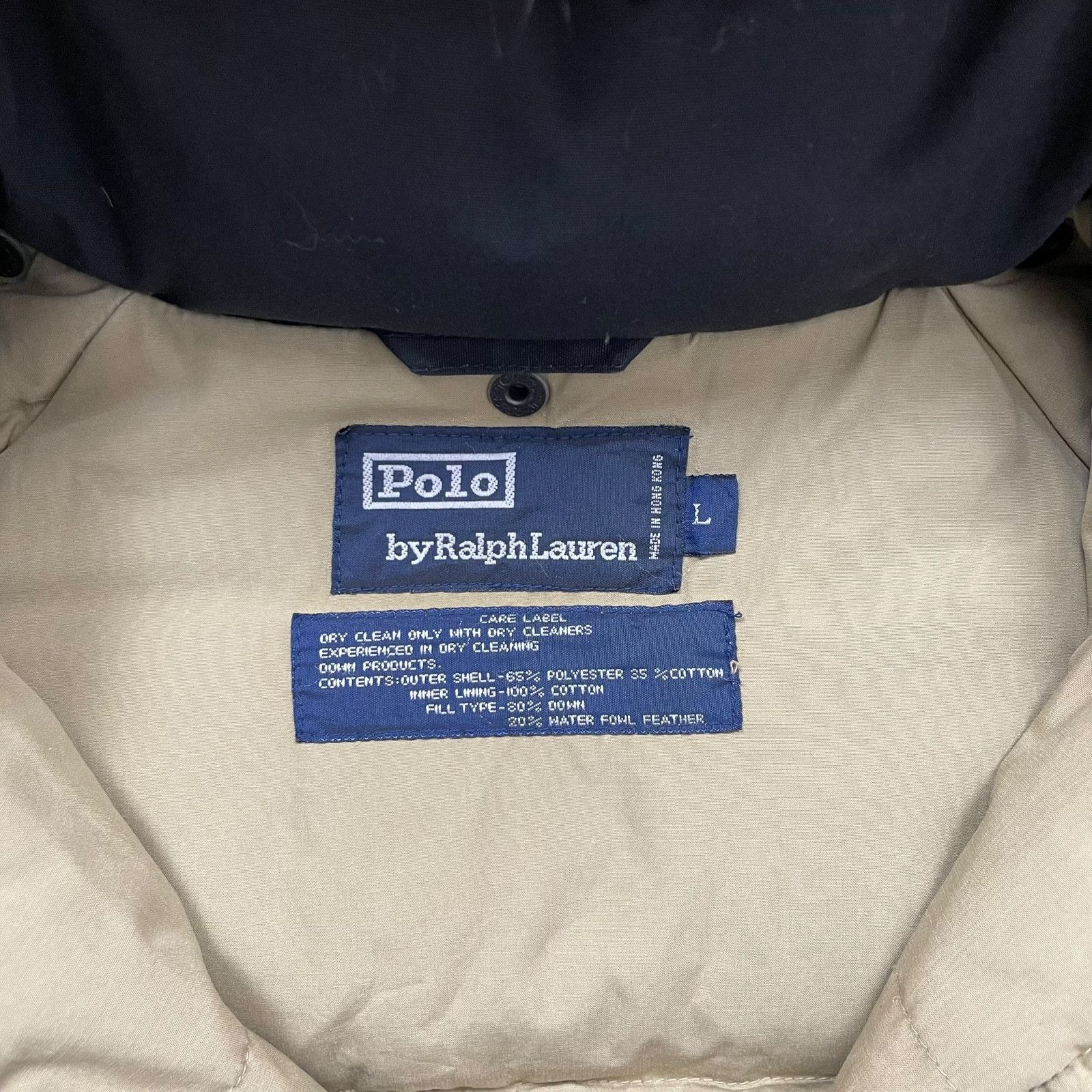 Polo Ralph Lauren VTG 90s POLO RALPH LAUREN DOWN PARKA FUR HOODED JACKET Sz L Size US L / EU 52-54 / 3 - 6 Thumbnail