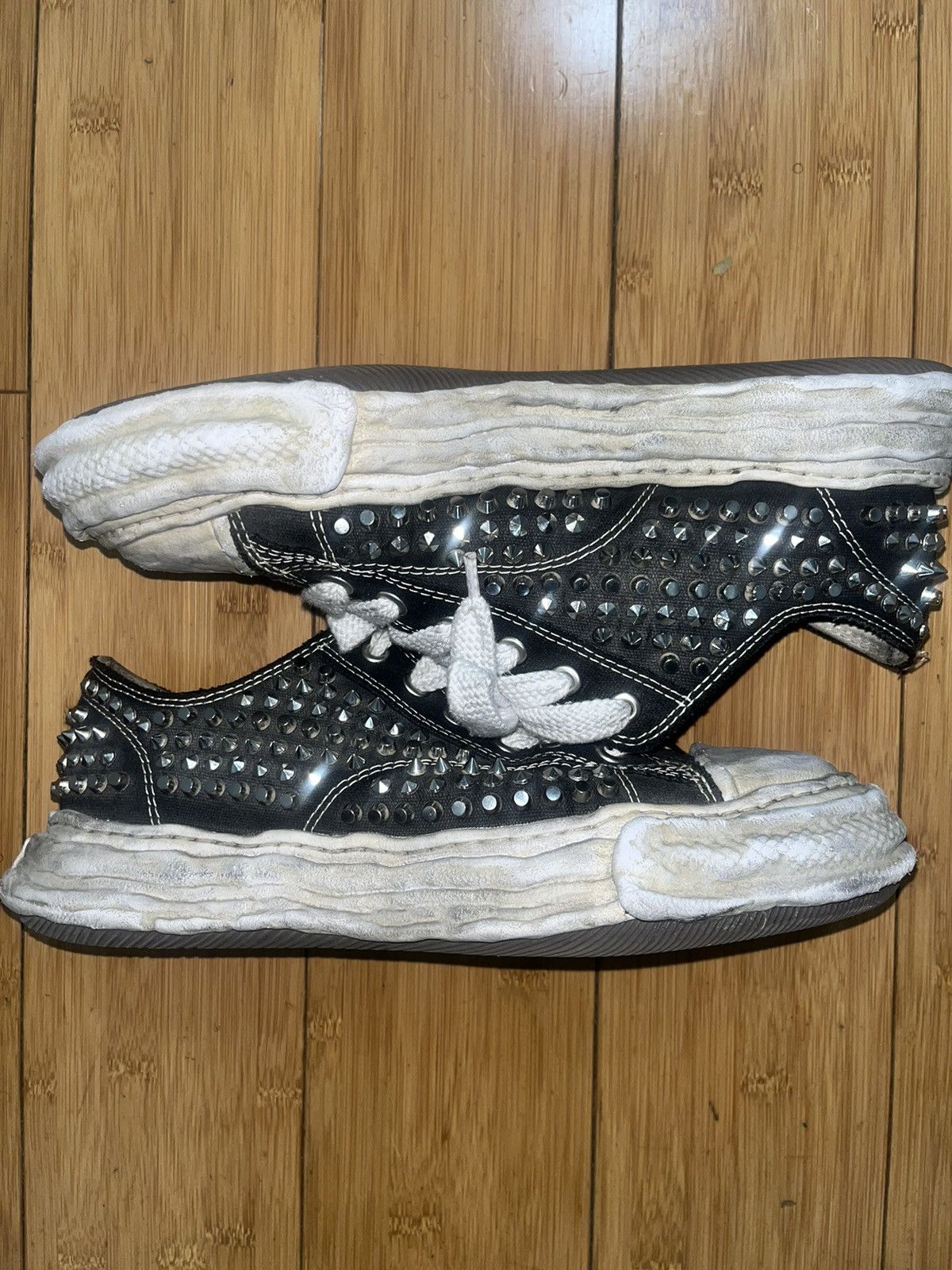 MAISON MIHARA STUDDED SNEAKERS SZ 12