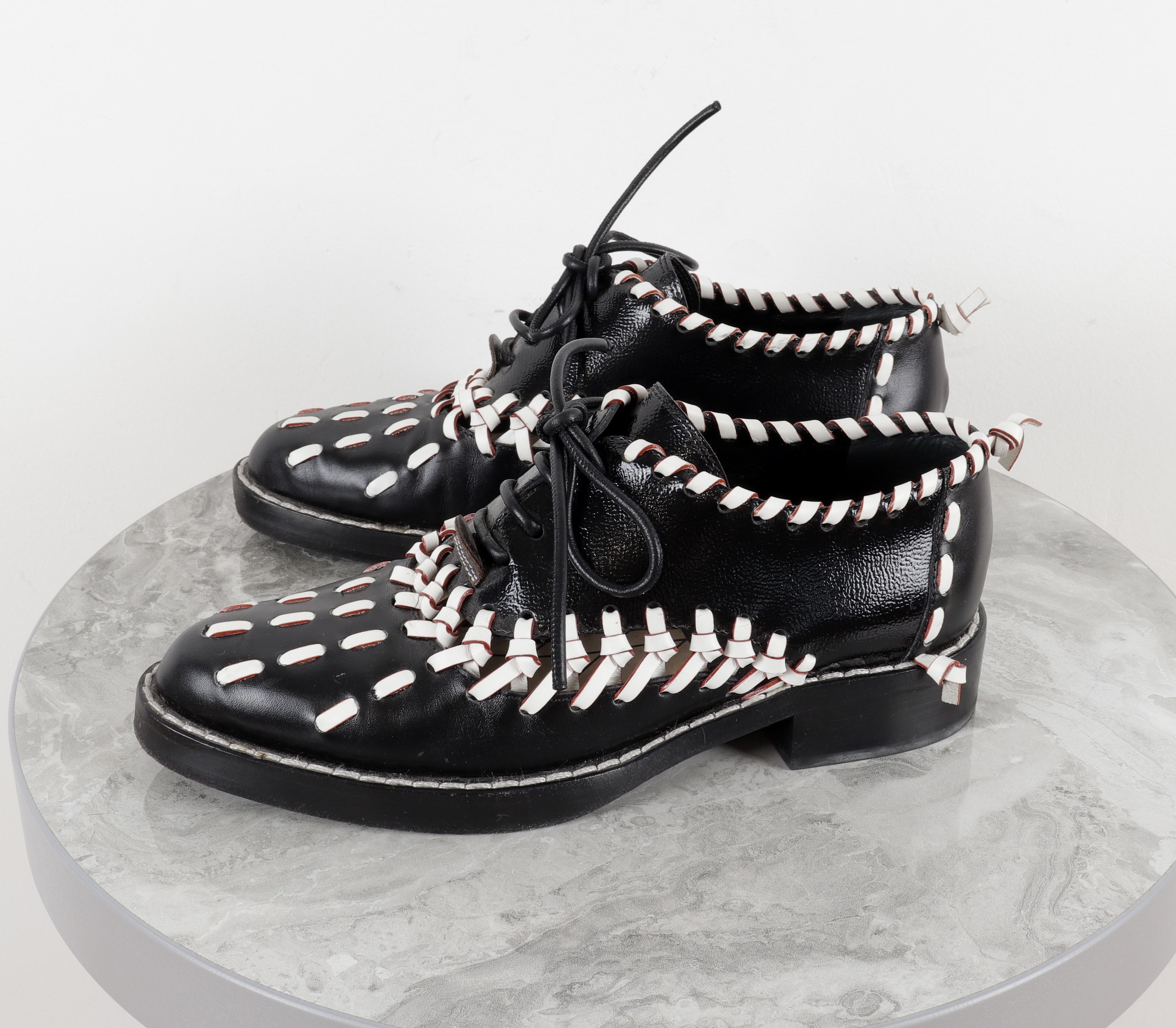 Louis Vuitton Louis Vuitton lace-up Manga Braided Oxford Shoes Size US 7 / IT 37 - 4 Thumbnail