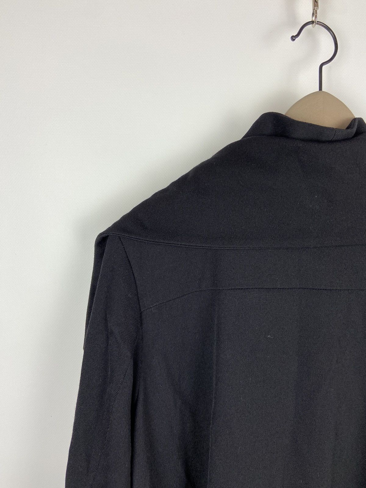 Annette Gortz × Designer Annette Gortz Asymmetrical Zip Black Women Wool Jacket Sz 40 Size S / US 4 / IT 40 - 15 Thumbnail