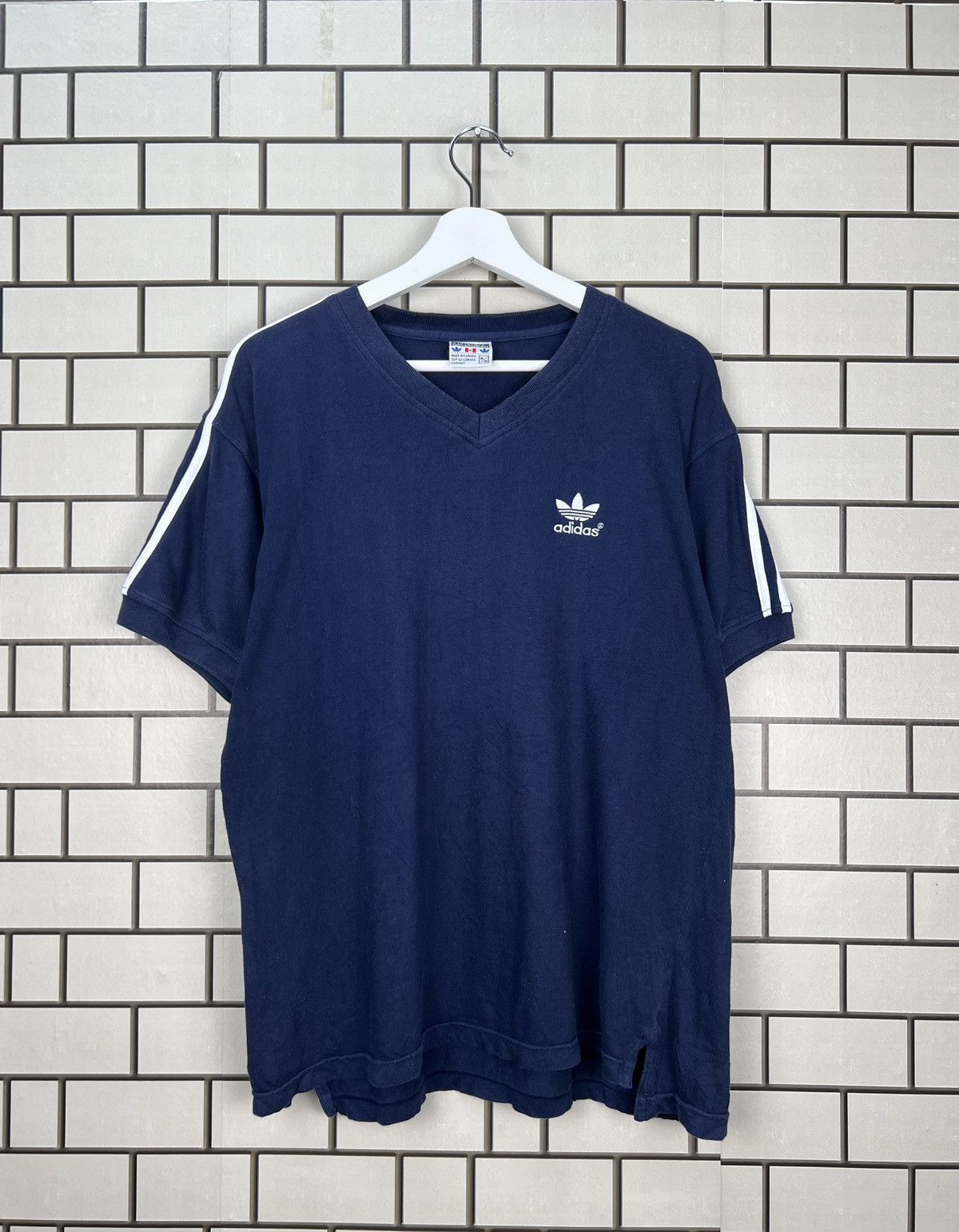 Adidas × Vintage Vintage Adidas Made In Canada Tee Size US M / EU 48-50 / 2 - 1 Thumbnail