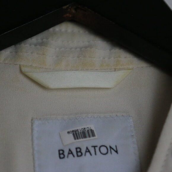 Aritzia Aritzia Babaton Cream Structured Zip Vest Jacket Size XS / US 0-2 / IT 36-38 - 5 Thumbnail