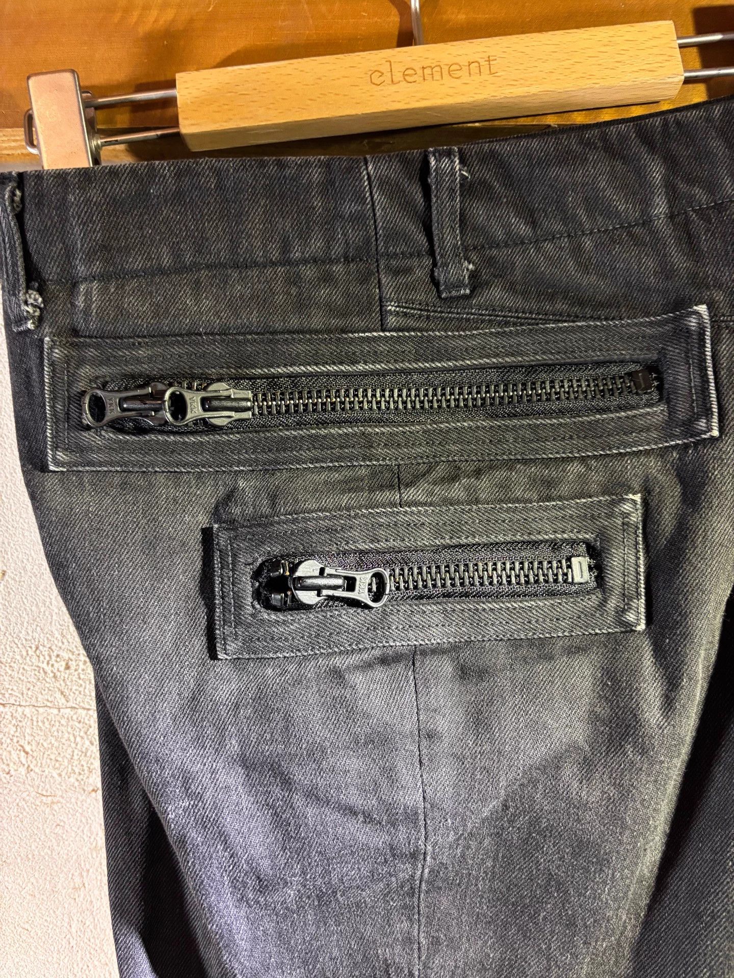 Other HALB Morishita 2008 Paris Runway Zip Fly Jeans L Size US 34 / EU 50 - 5 Thumbnail