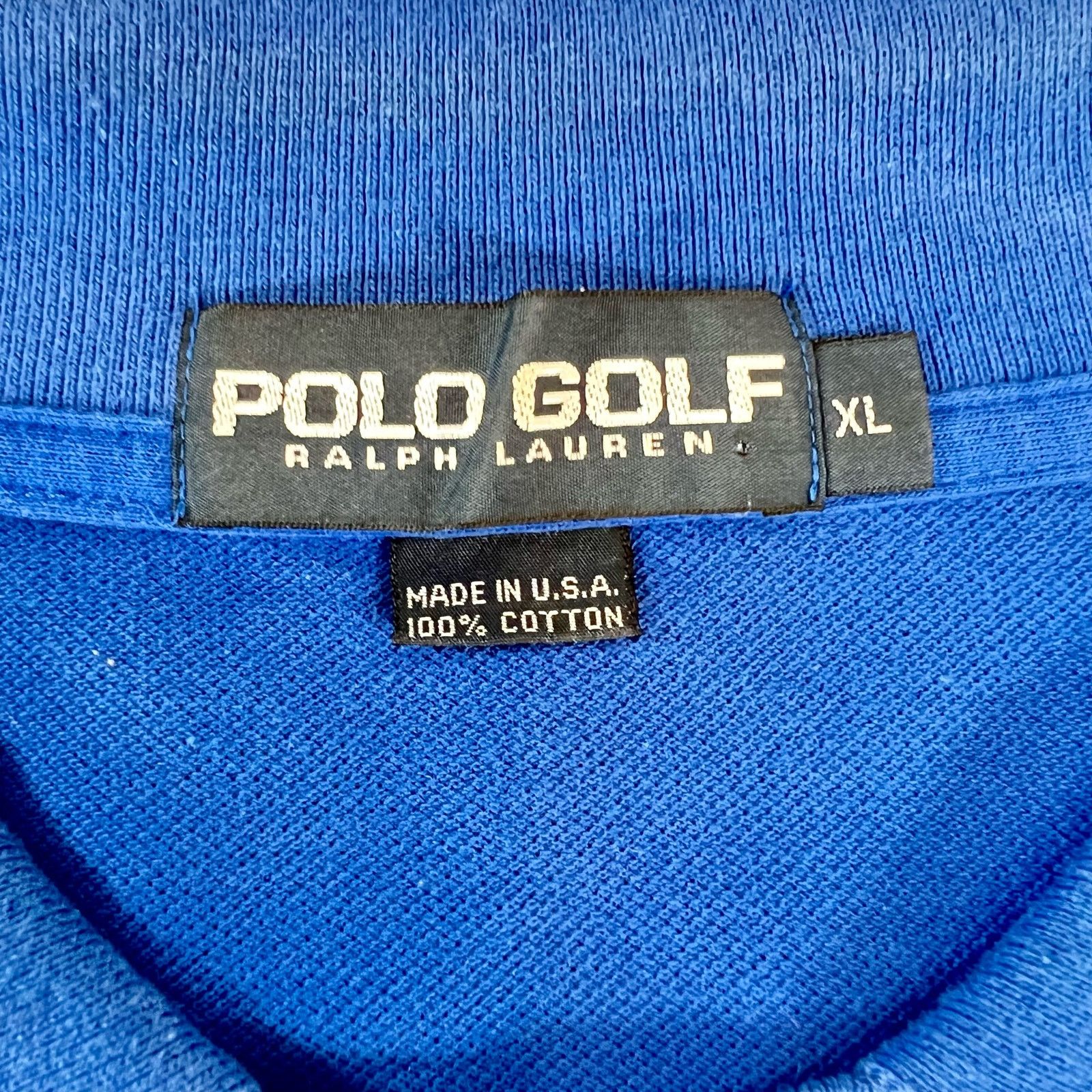 Polo Ralph Lauren Polo Golf Ralph Lauren Vintage Made in USA Shirt Men's XL Size US XL / EU 56 / 4 - 2 Thumbnail