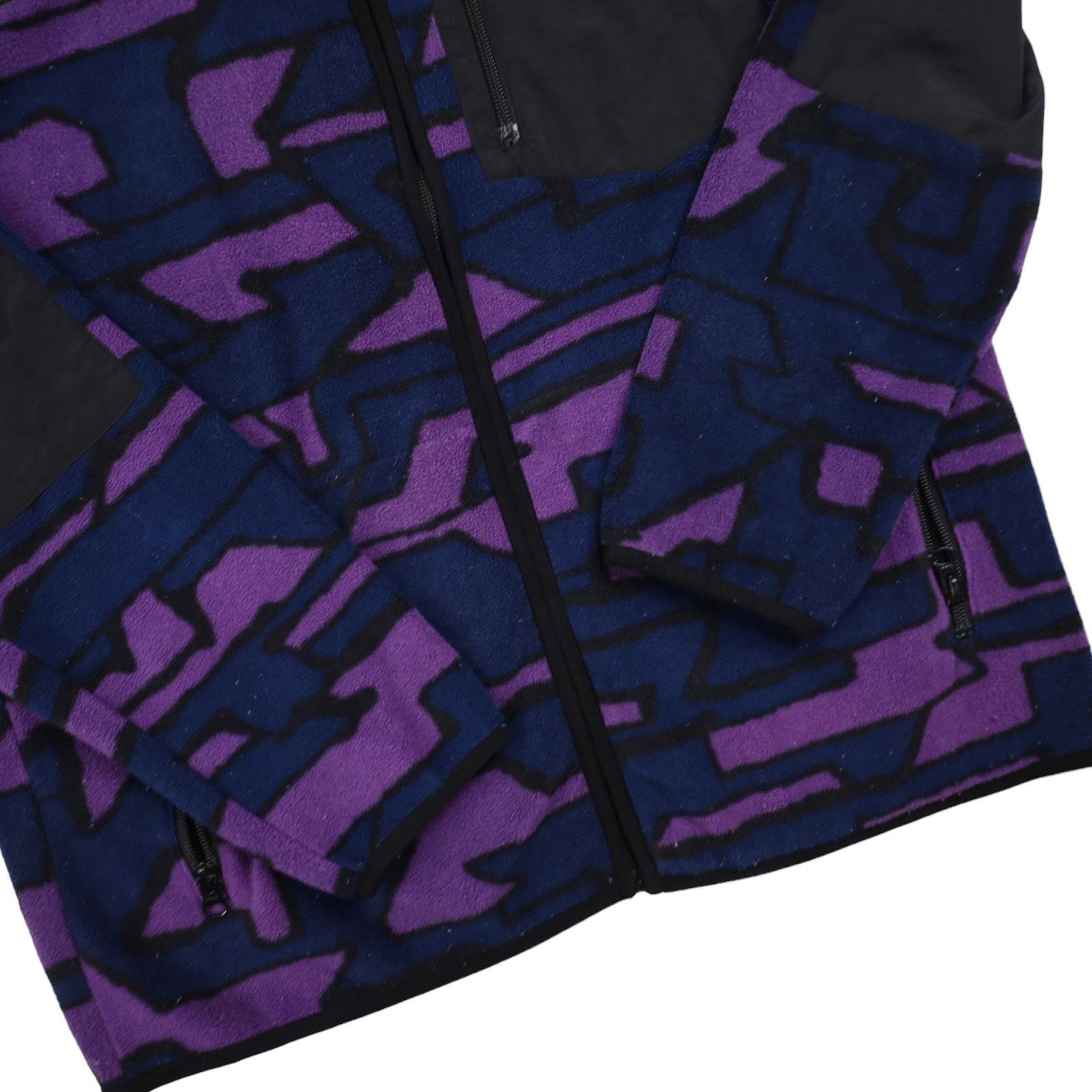 Stussy Stussy Purple Camo Fleece Jacket Size US S / EU 44-46 / 1 - 3 Thumbnail