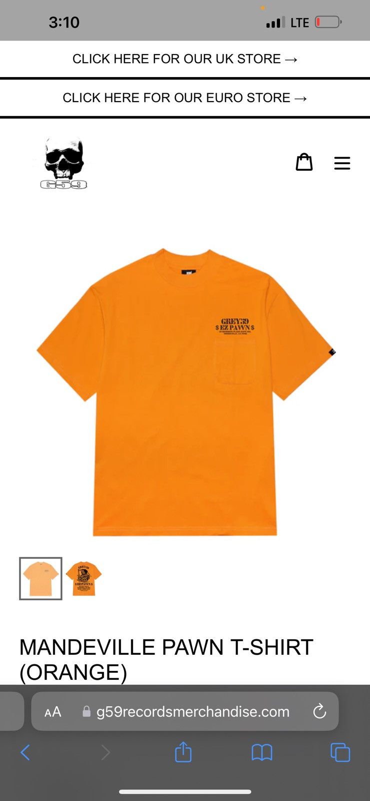 G59 Records g59 ez pawn tshirt Size US L / EU 52-54 / 3 - 4 Thumbnail