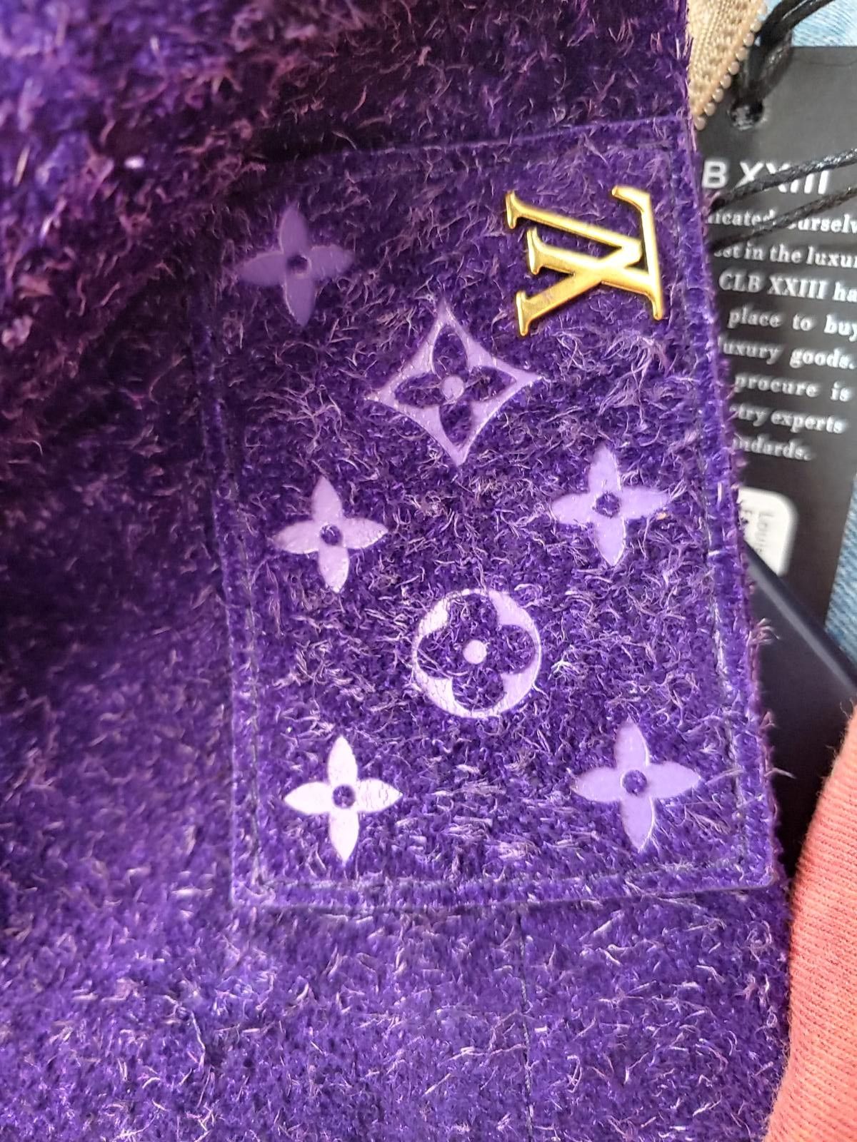 Louis Vuitton Louis Vuitton Workwear Monogram Suede Jacket in Purple Size US L / EU 52-54 / 3 - 4 Thumbnail