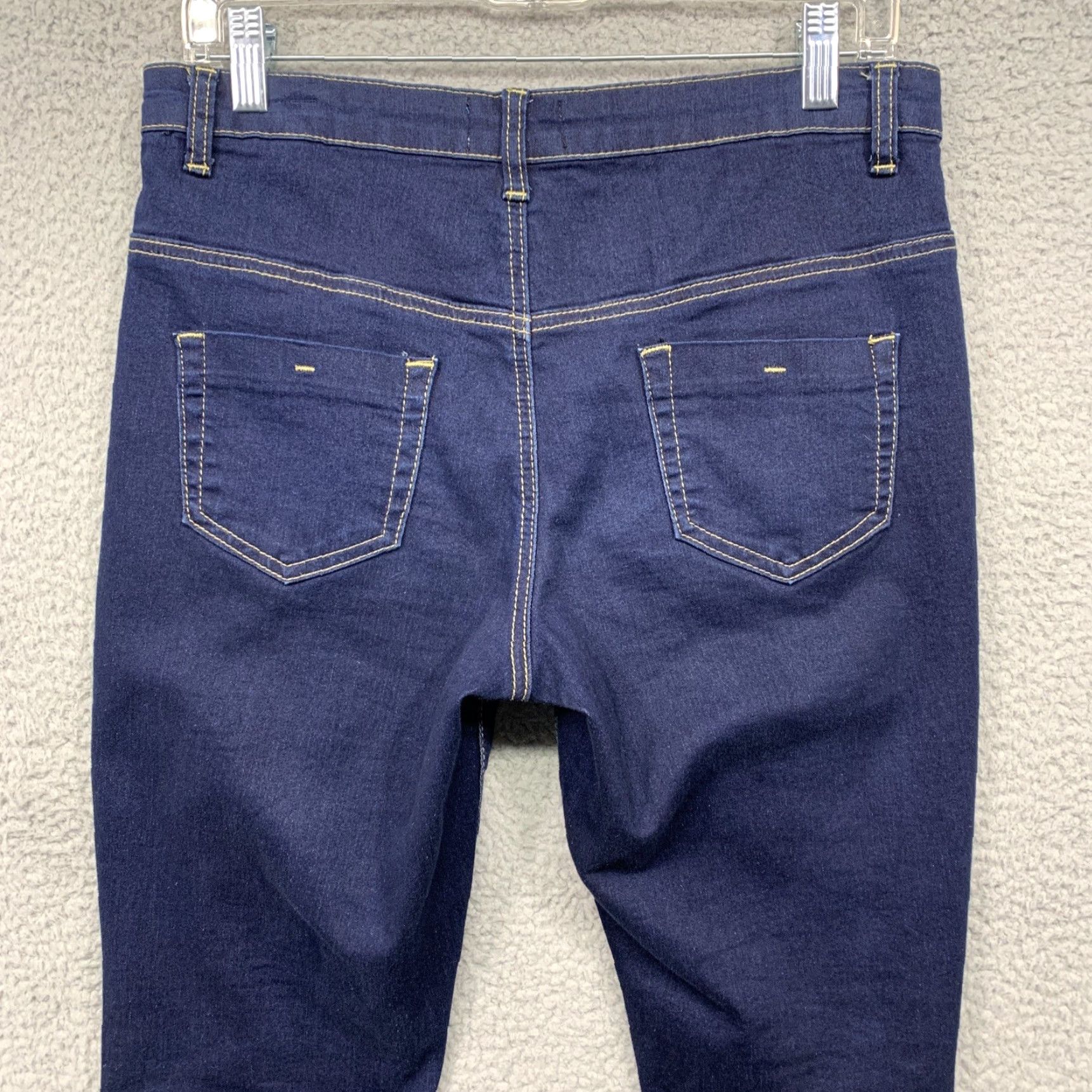 Vintage NY Jeans NY Trends-4 Jeans Women’s Size 8 Distressed Dark Blue Stretch Easy Care 5-Pocket Jeans Womens Size 30" / US 8 / IT 44 - 5 Thumbnail