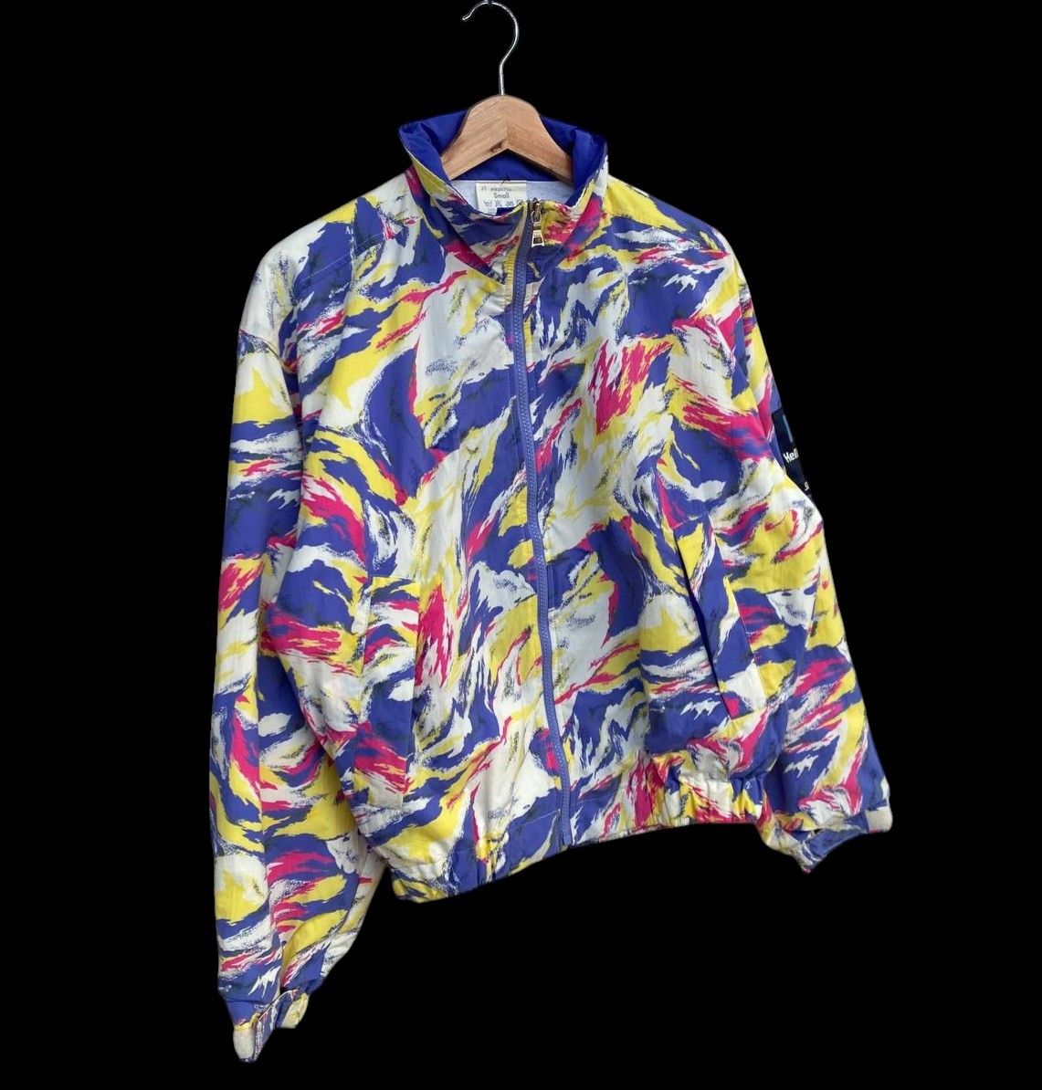 Helly Hansen Vintage 90s Helly Hansen"Sea Life"Abstract Neon Brushstroke Size US S / EU 44-46 / 1 - 4 Thumbnail