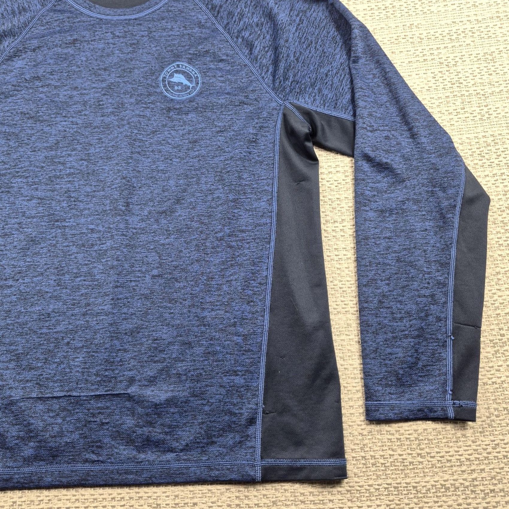 Tommy Bahama Tommy Bahama IslandActive Shirt Adult S Blue Long Sleeve Reversible Tee Top Size US S / EU 44-46 / 1 - 2 Thumbnail