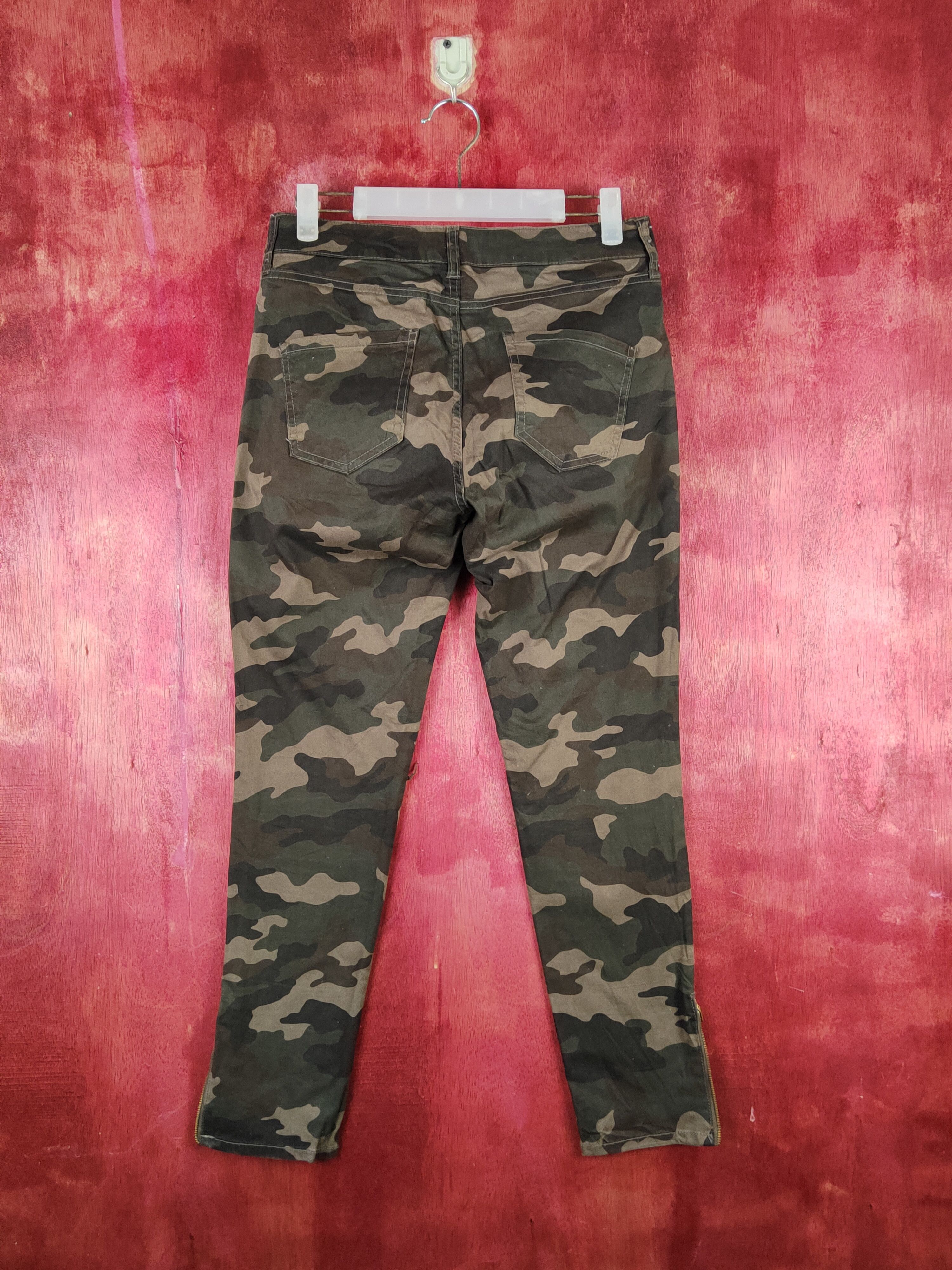 Japanese Brand × LOWRYS FARM Lepsim-Lowrys Farm Ripped Camouflage Pants #S2213 Size 28" / US 6 / IT 42 - 7 Thumbnail