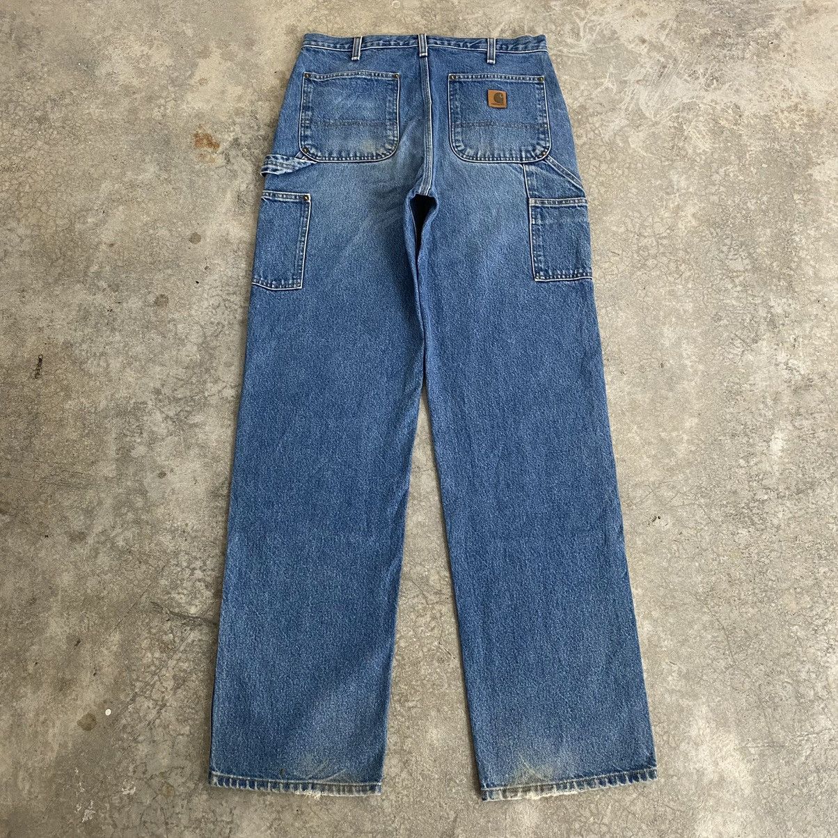 Carhartt Vintage Carhartt Double Knee Blue Carpenter Denim Jeans Size US 33 - 13 Thumbnail