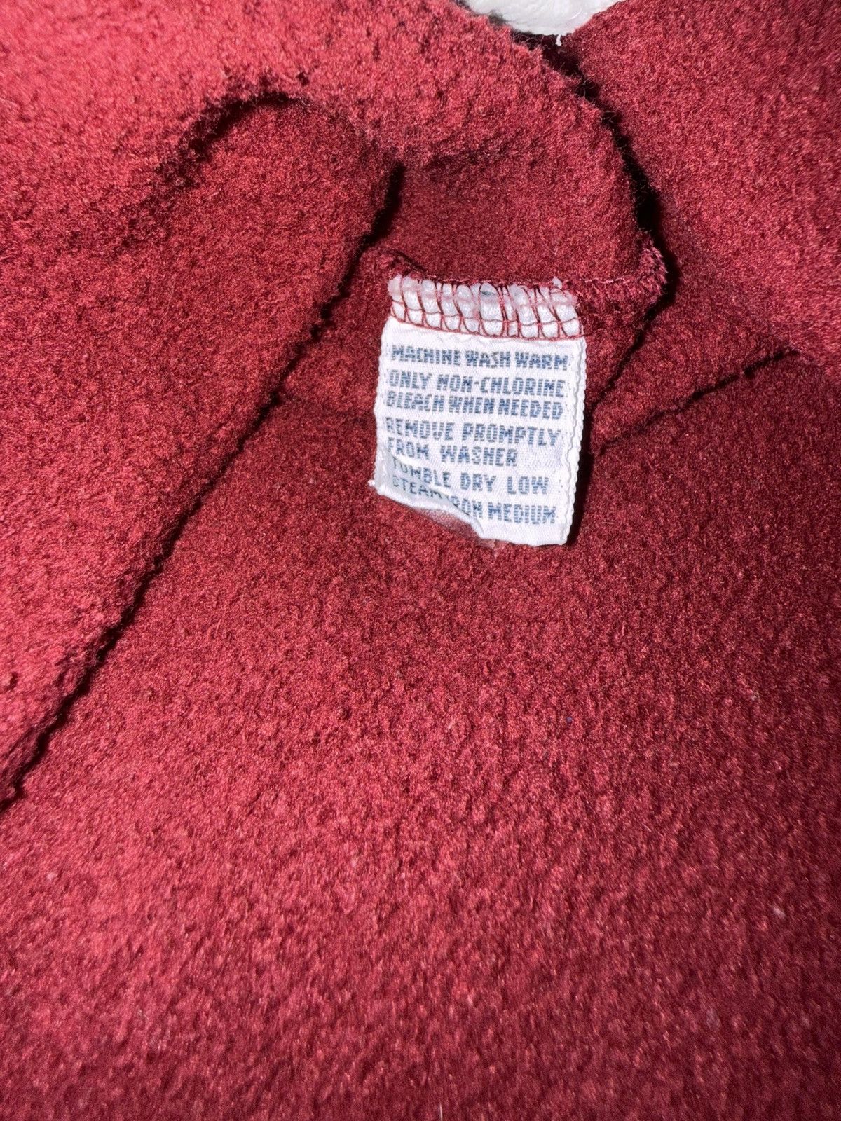 Polo Ralph Lauren Vintage Polo Ralph Lauren Fleece Rugby Shirt Maroon & Black Size US M / EU 48-50 / 2 - 5 Thumbnail
