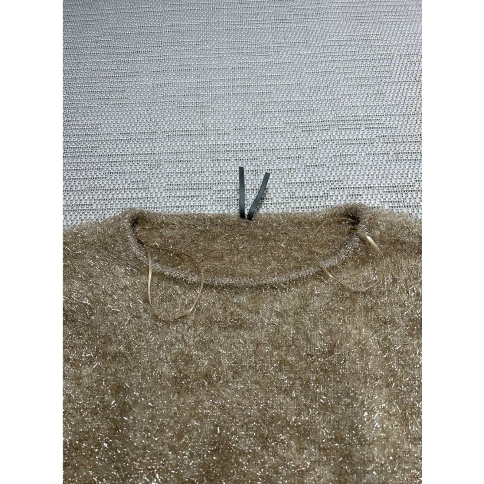Anthropologie Anthropologie Sweater Womens Medium Gold Knit Pullover Size M / US 6-8 / IT 42-44 - 2 Thumbnail