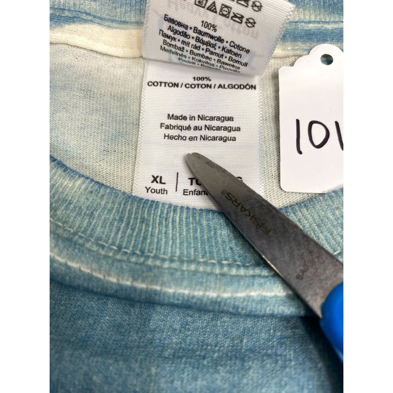 Gildan Gildan Heavy Cotton T-Shirt San Diego Bull Blue & White XL Crew Neck Men Gildan 1018 Short Sleeve Solid Colorful Size US XL / EU 56 / 4 - 4 Thumbnail
