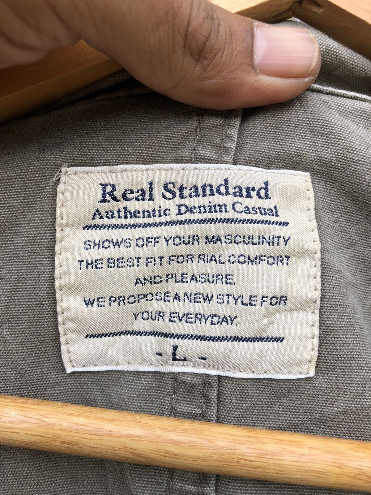 Japanese Brand Vintage Japanese Real Standard Multi Pocket Military Jacket Size US L / EU 52-54 / 3 - 18 Thumbnail