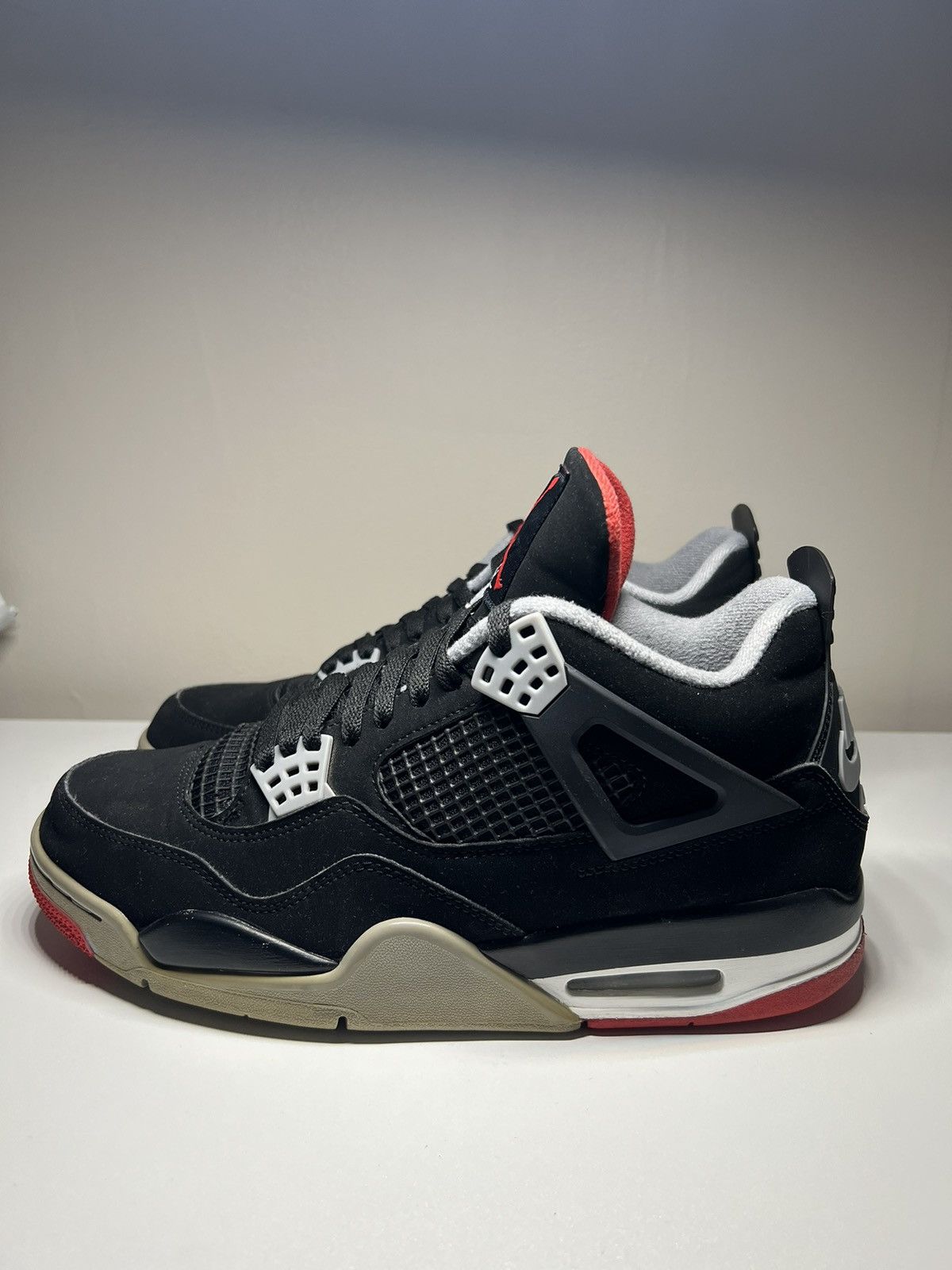 Jordan Brand × Nike Jordan 4 Retro “Bred” Size US 10 / EU 43 - 3 Thumbnail