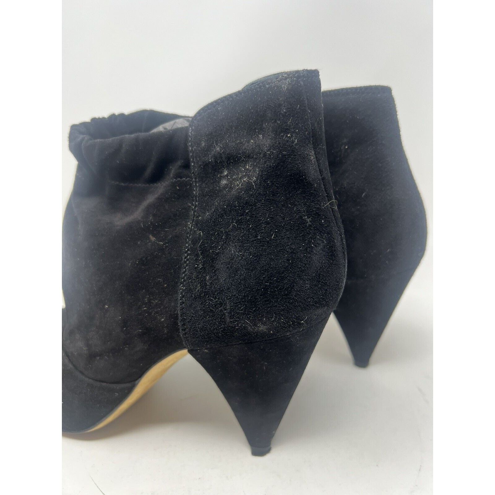 Loeffler Randall LOEFFLER RANDALL Women 8.5 Simone Suede Gathered Ankle Size US 8.5 / IT 38.5 - 3 Thumbnail