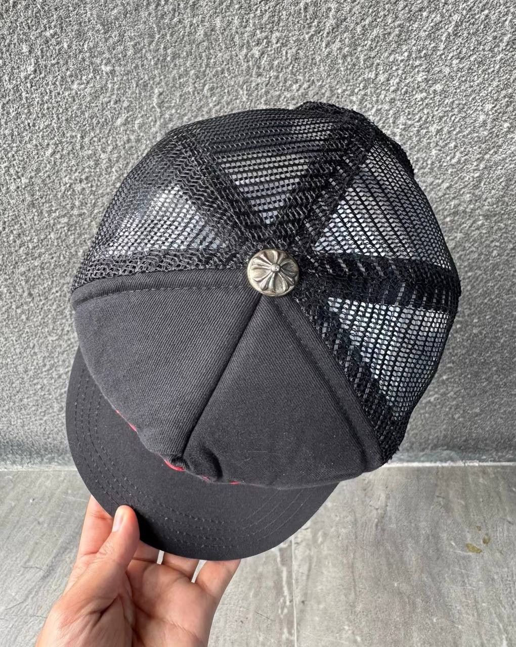 Chrome Hearts Chrome Hearts Cross Leather Baseball Cap Size ONE SIZE - 6 Thumbnail