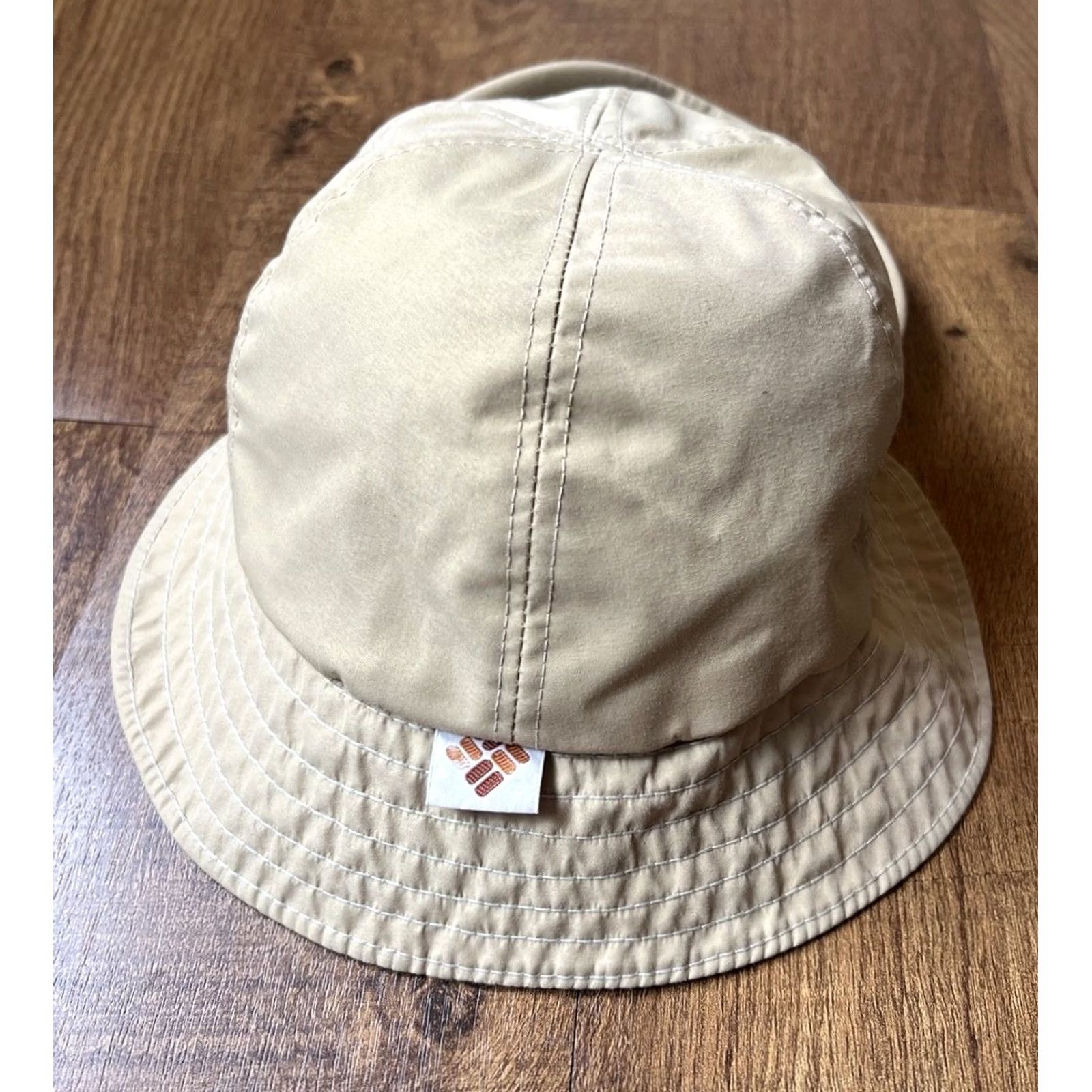 Vintage VINTAGE Columbia Fishing Hat Mens Beige Long Bill Gore-Tex USA Hat Mens One Size Beige USA Trapper Hat Size ONE SIZE - 3 Thumbnail