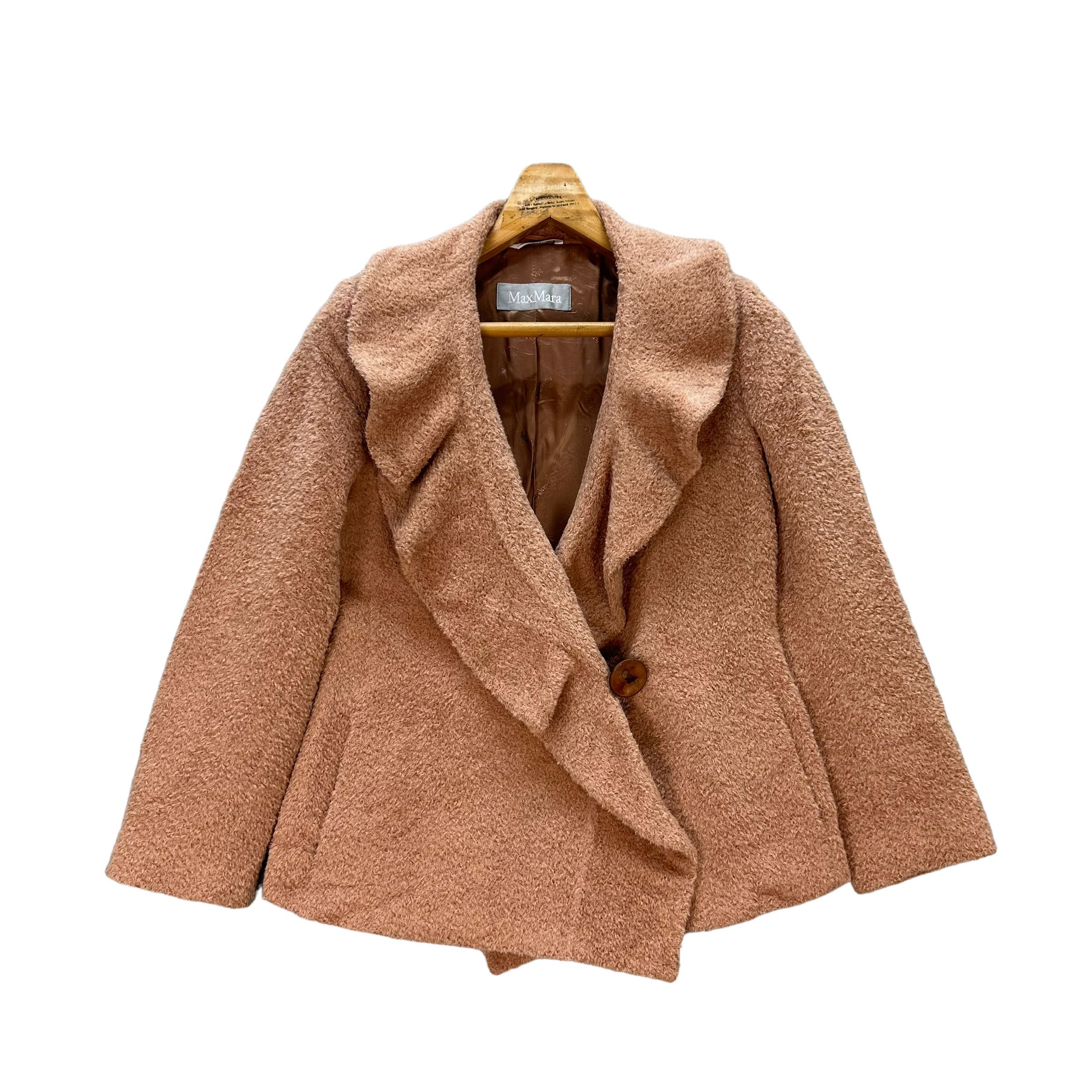 Max Mara Lanos 04 Alpava And Cashmere Cape With Belt | Grailed