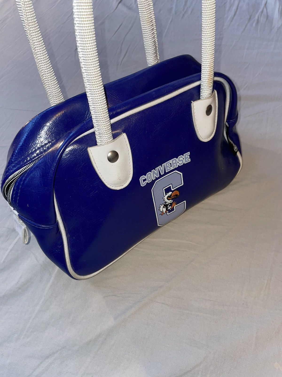 Converse Rare Vintage Converse Varsity Bag| 100% PVC| 2000s Y2K Style Size ONE SIZE - 2 Thumbnail