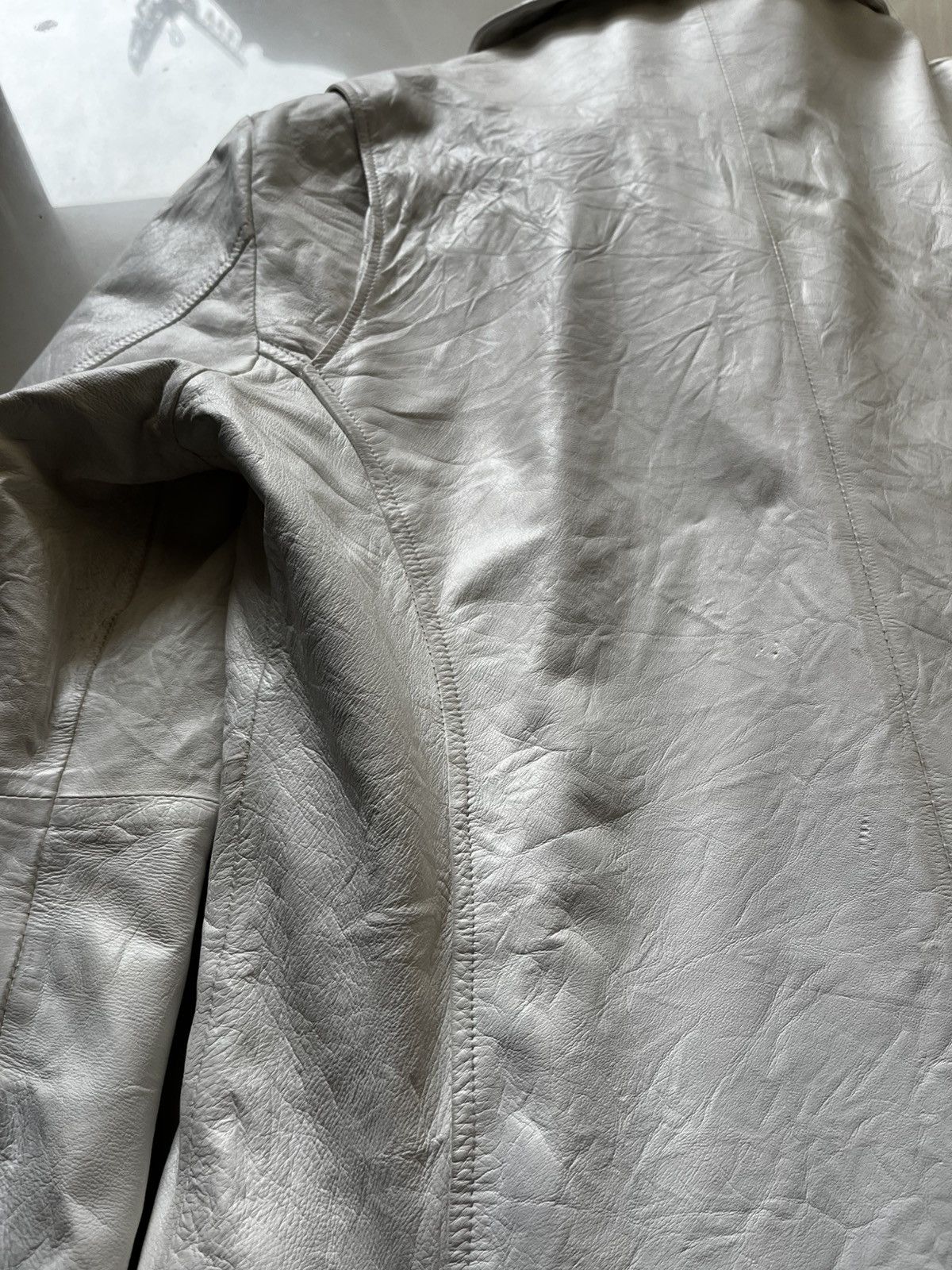 Japanese Brand Custom Culture white leather jacket Size US M / EU 48-50 / 2 - 11 Thumbnail