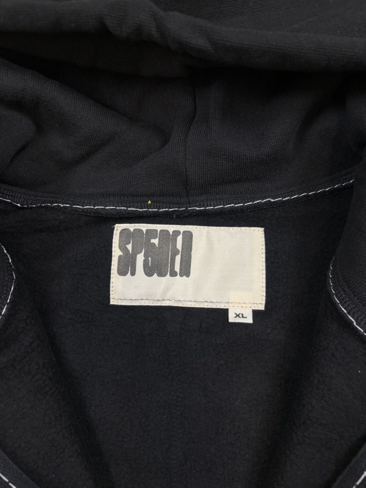 Sp5der Sp5der T&F Zip Hoodie, Black Size US XL / EU 56 / 4 - 4 Thumbnail